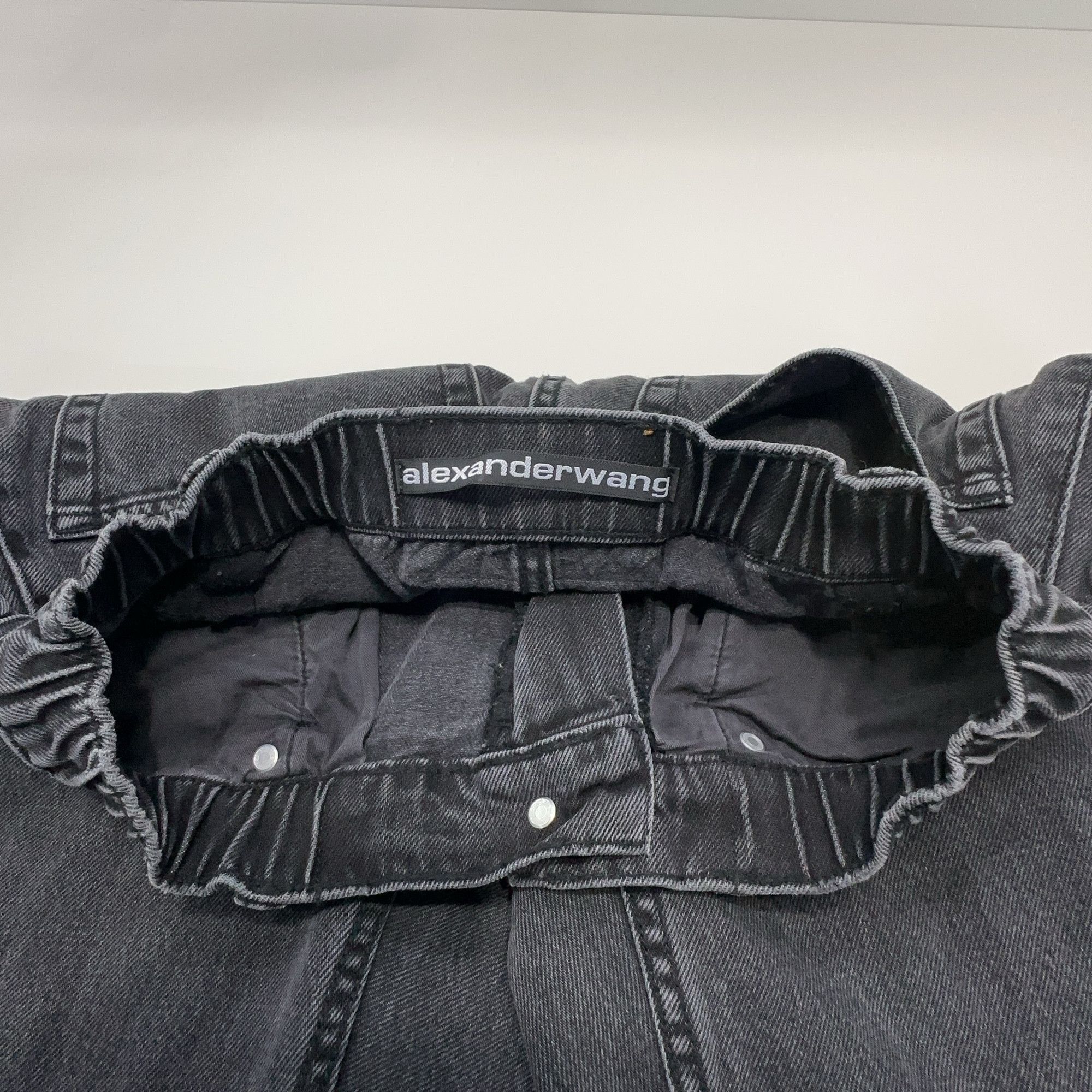 Alexander Wang Alexander Wang Logo Denim Jeans Size 24 Size 24" / US 00 / IT 34 - 6 Thumbnail