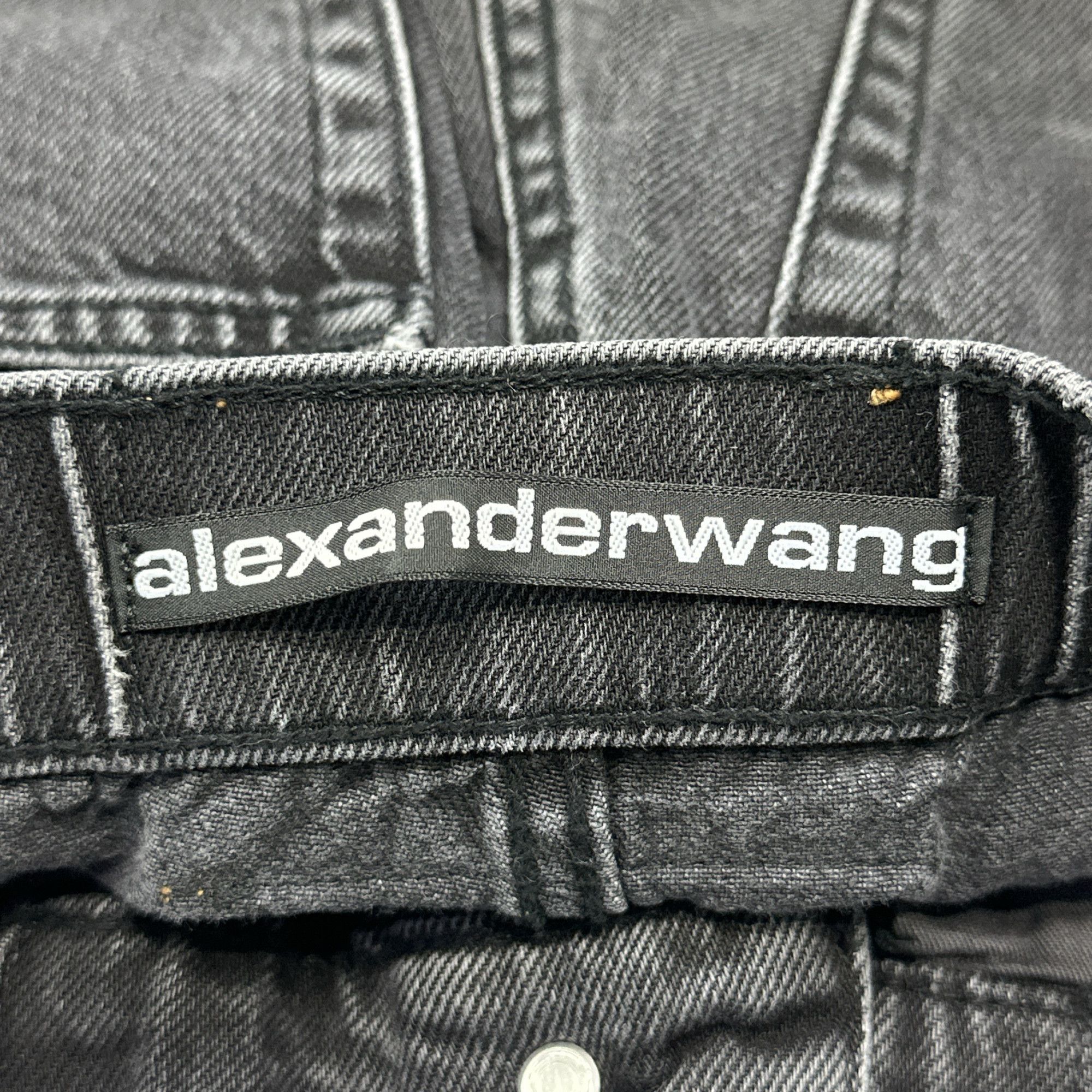 Alexander Wang Alexander Wang Logo Denim Jeans Size 24 Size 24" / US 00 / IT 34 - 3 Thumbnail
