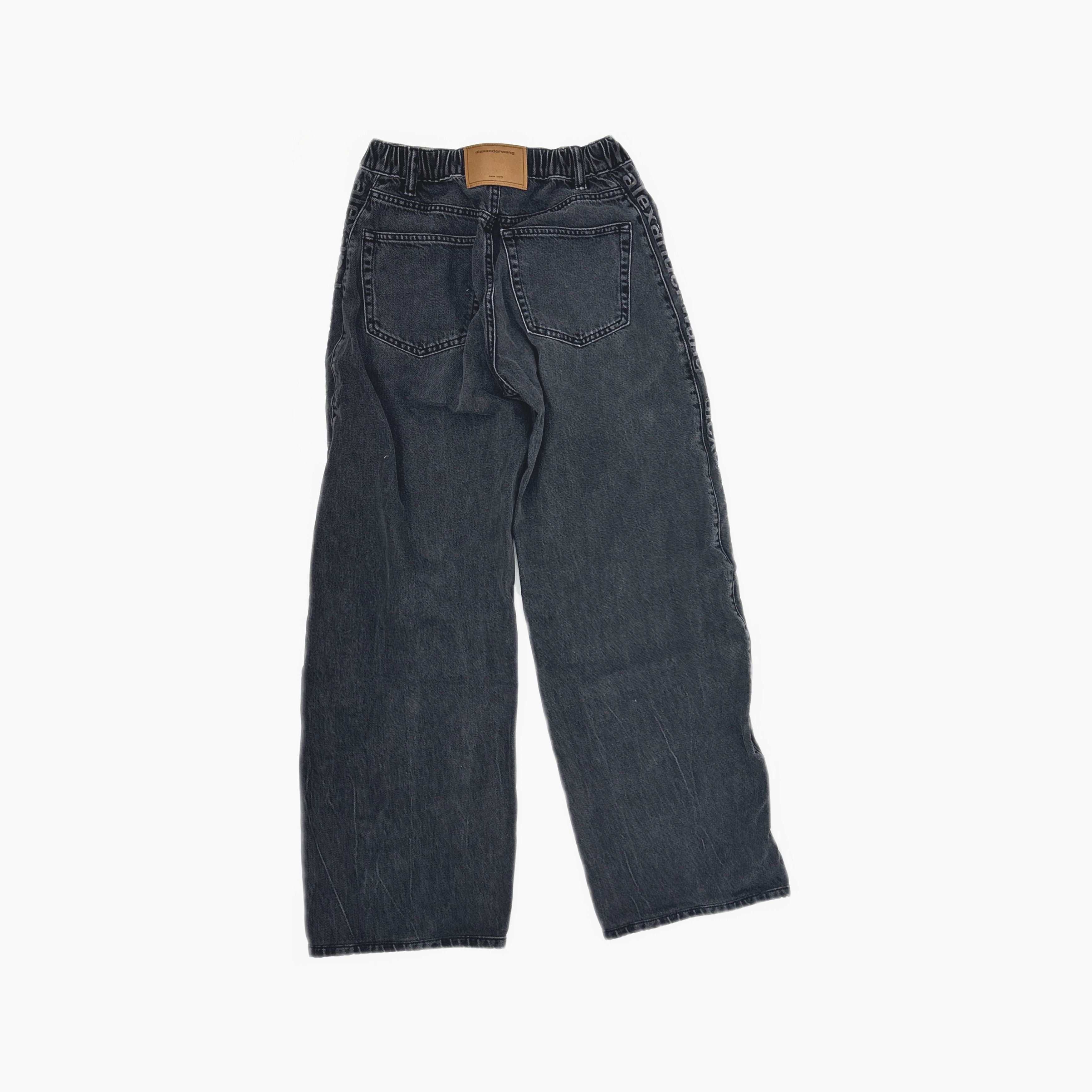 Alexander Wang Alexander Wang Logo Denim Jeans Size 24 Size 24" / US 00 / IT 34 - 2 Thumbnail