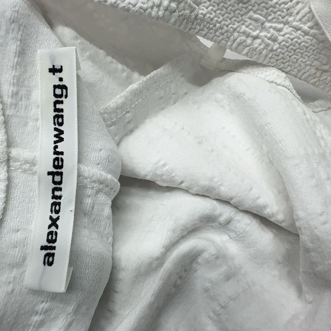 Alexander Wang Alexander Wang Logo Embossed Mini Dress White XS Size XS / US 0-2 / IT 36-38 - 5 Thumbnail