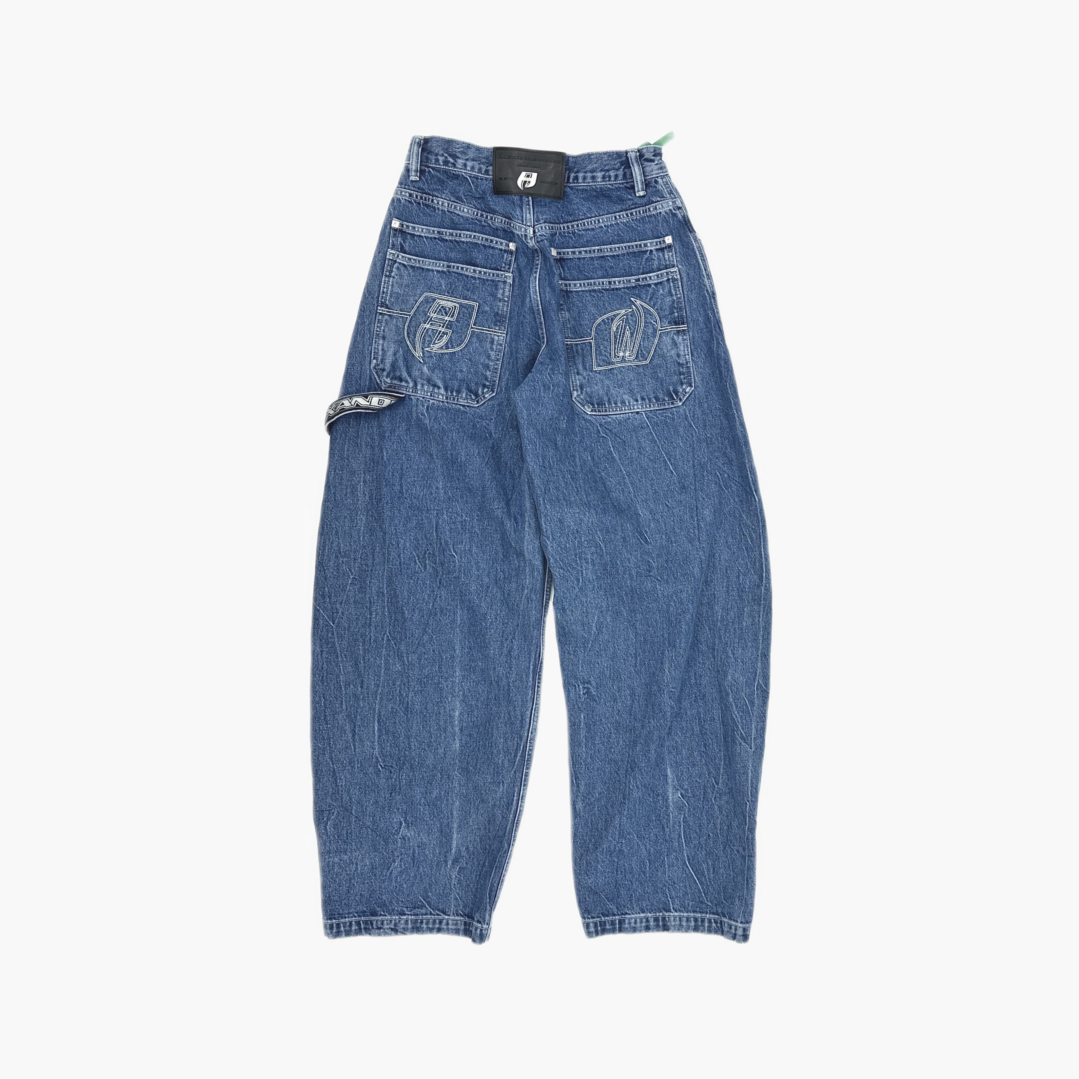Alexander Wang Alexander Wang Logo Waistband Jeans Size 26 Size 26" / US 2 / IT 38 - 2 Thumbnail