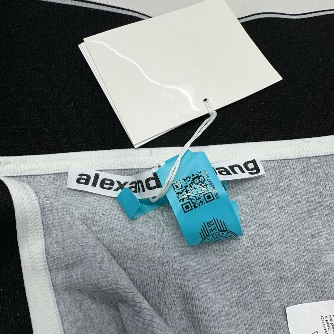 Alexander Wang Alexander Wang Ribbed Logo Mini Skirt XS Size 26" / US 2 / IT 38 - 5 Thumbnail