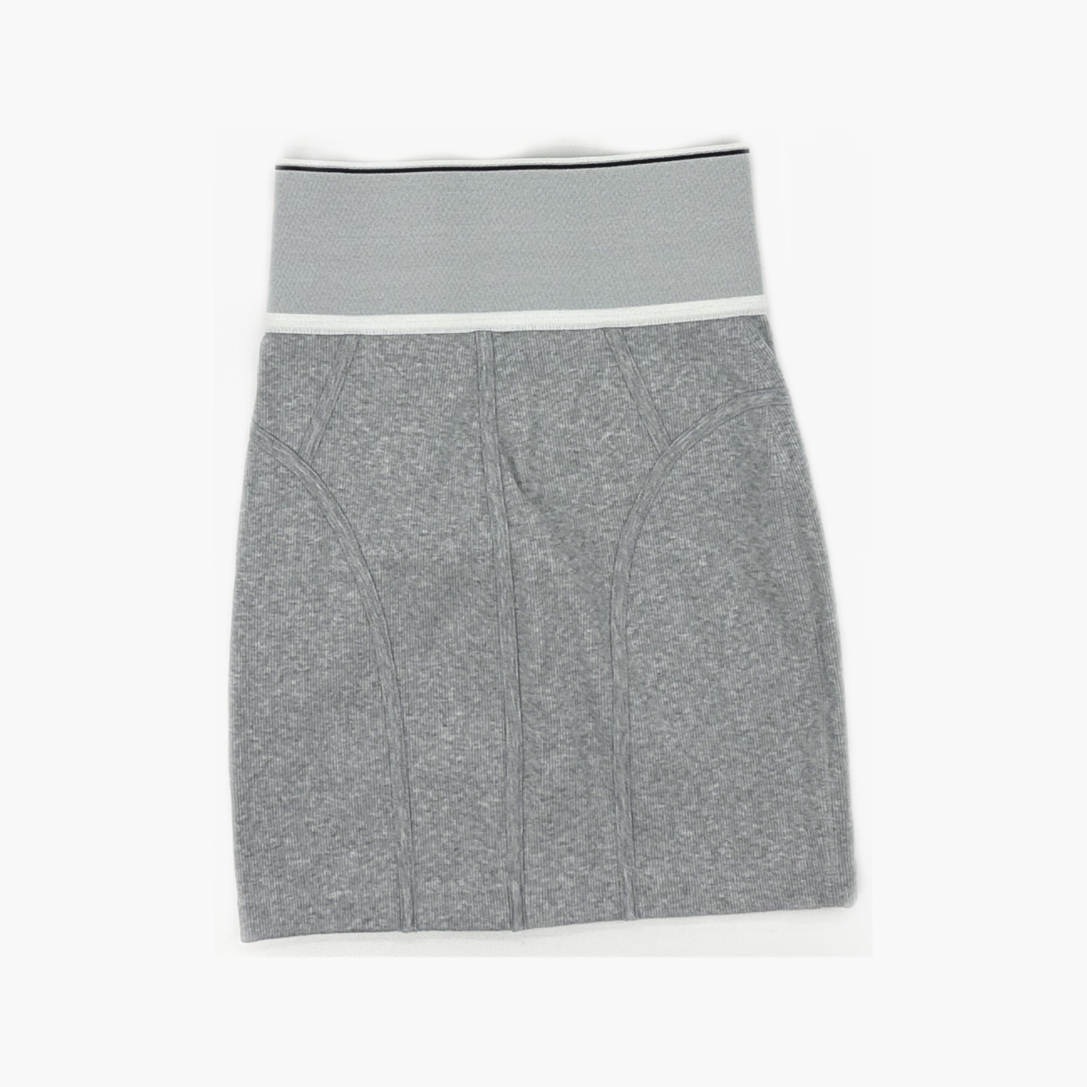 Alexander Wang Alexander Wang Ribbed Logo Mini Skirt XS Size 26" / US 2 / IT 38 - 2 Thumbnail