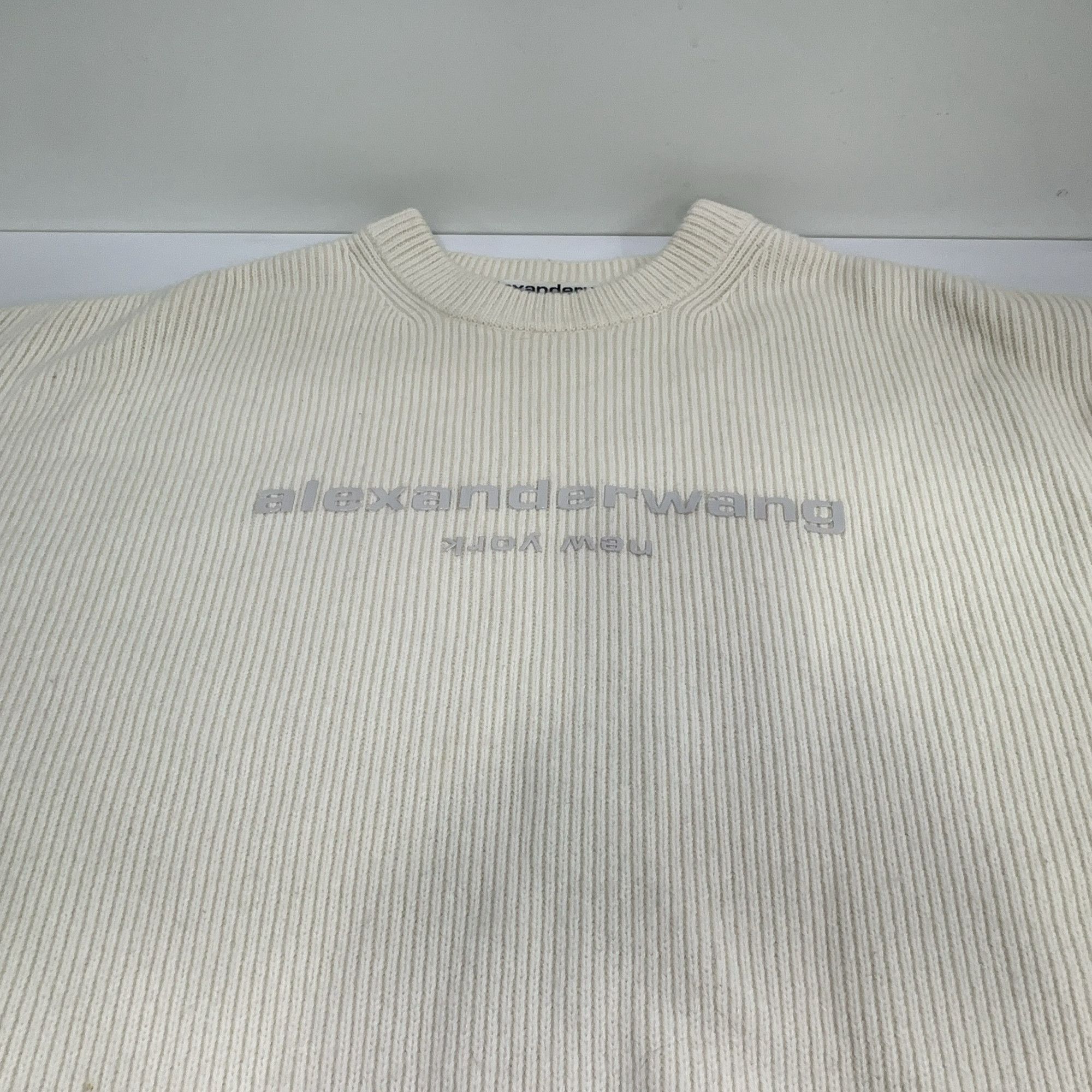 Alexander Wang Alexander Wang Logo Wool Sweater Size S Size US S / EU 44-46 / 1 - 12 Thumbnail