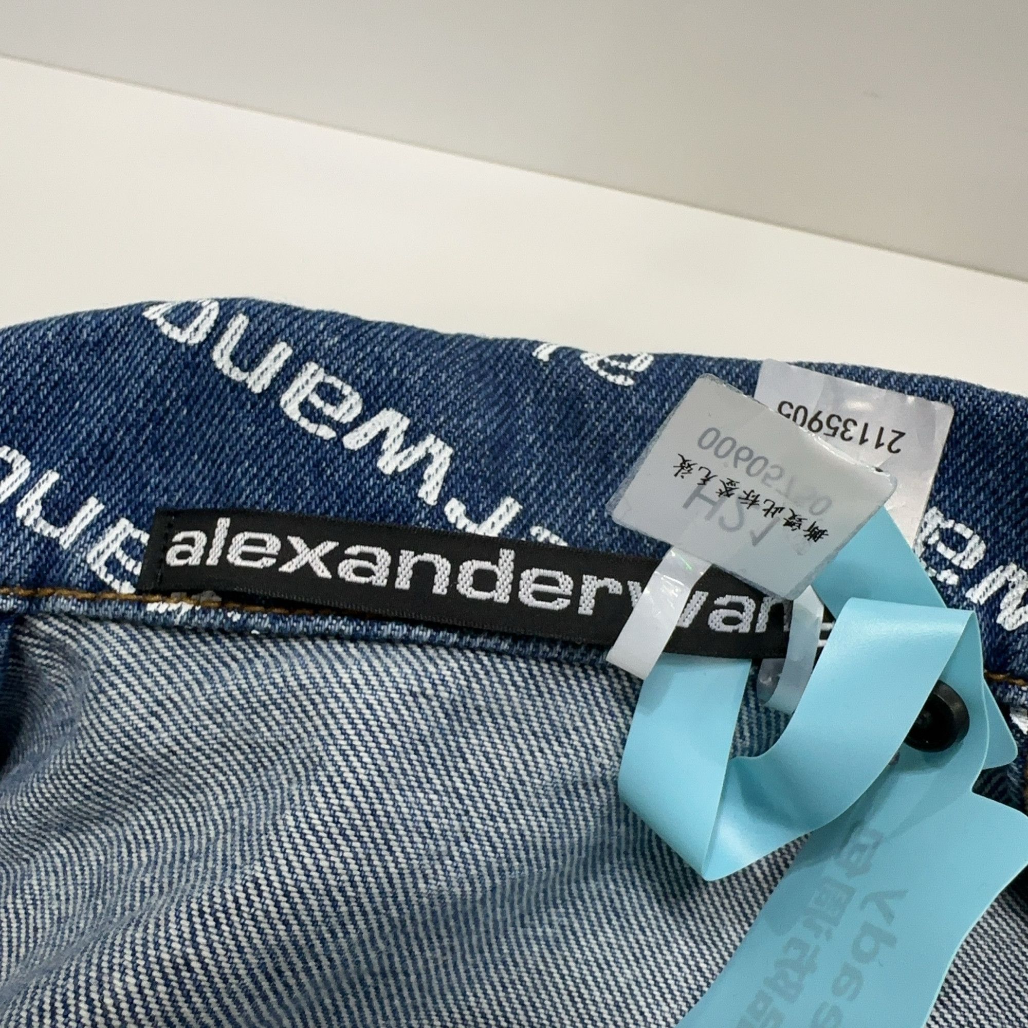 Alexander Wang Alexander Wang Logo Denim Jacket Size XS Size XS / US 0-2 / IT 36-38 - 3 Thumbnail