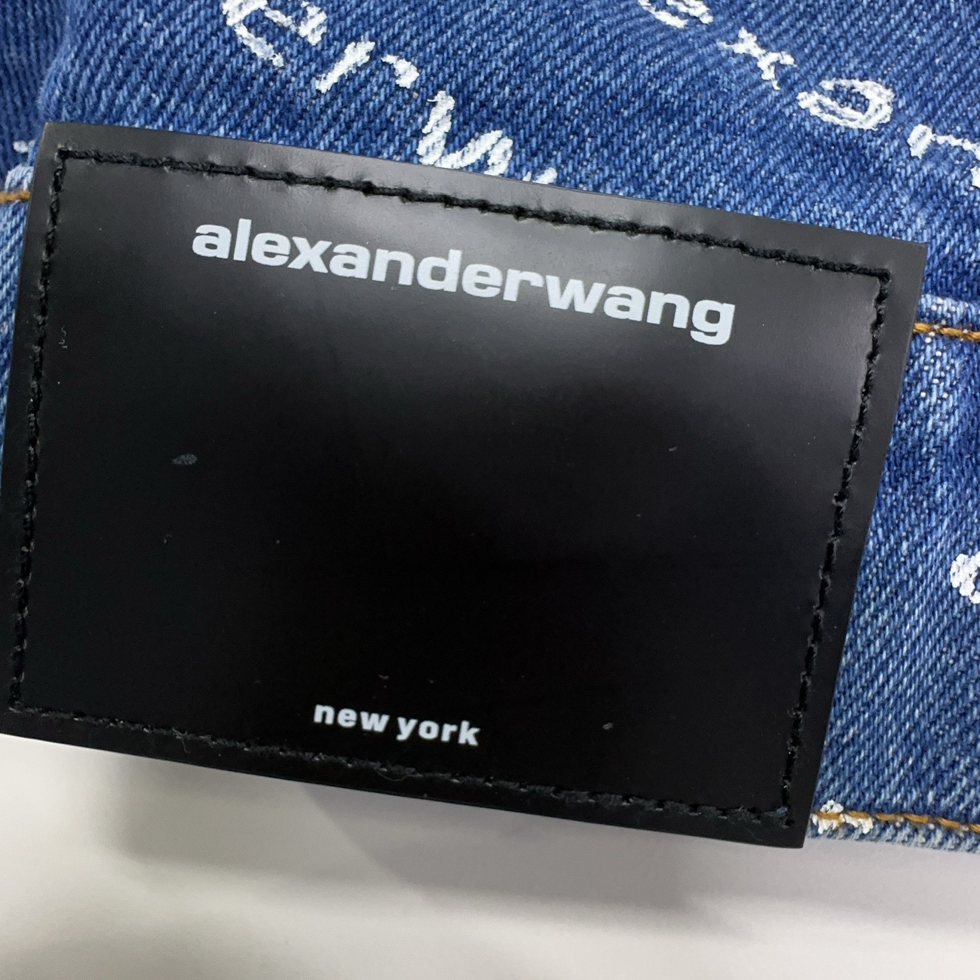 Alexander Wang Alexander Wang Logo Denim Jacket Size XS Size XS / US 0-2 / IT 36-38 - 5 Thumbnail
