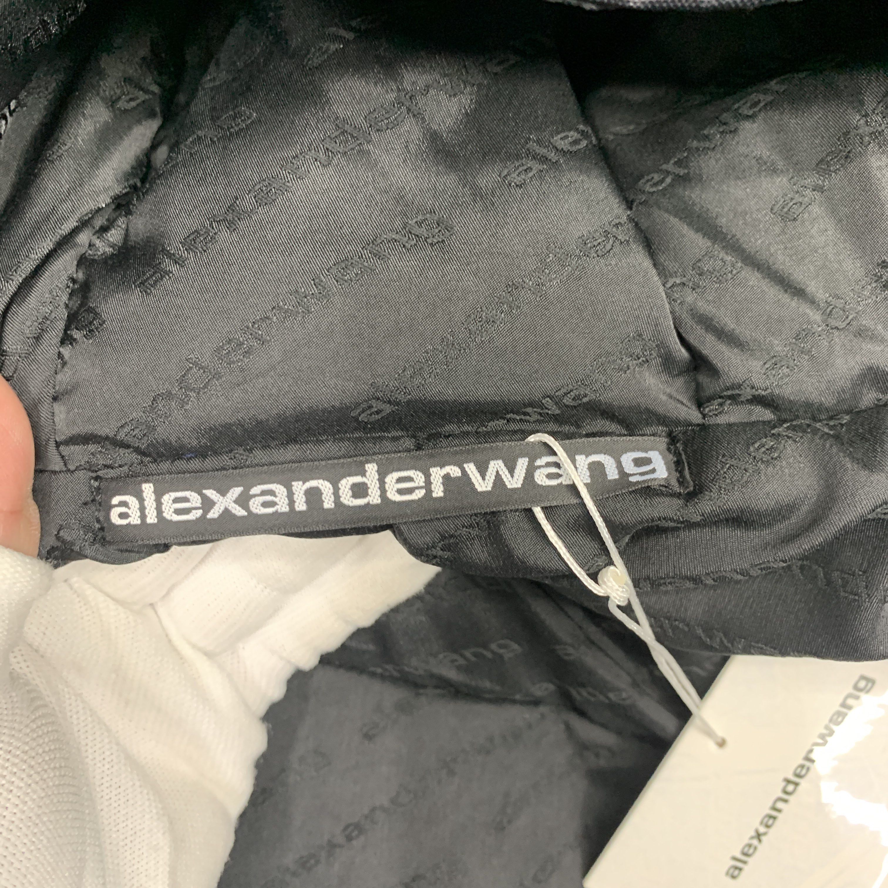 Alexander Wang Alexander Wang Logo Jacquard Puffer Jacket Size L Size L / US 10 / IT 46 - 3 Thumbnail
