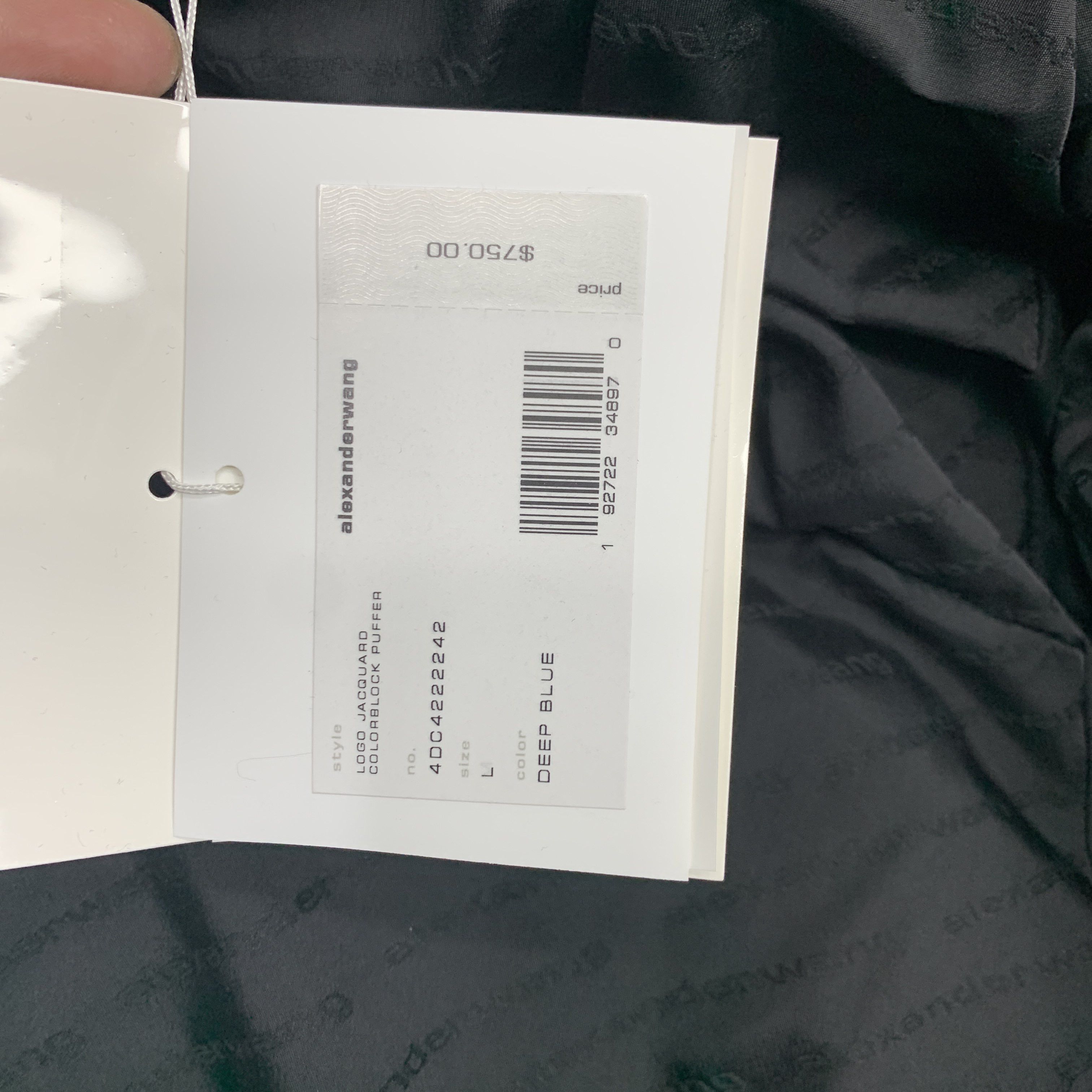 Alexander Wang Alexander Wang Logo Jacquard Puffer Jacket Size L Size L / US 10 / IT 46 - 4 Thumbnail