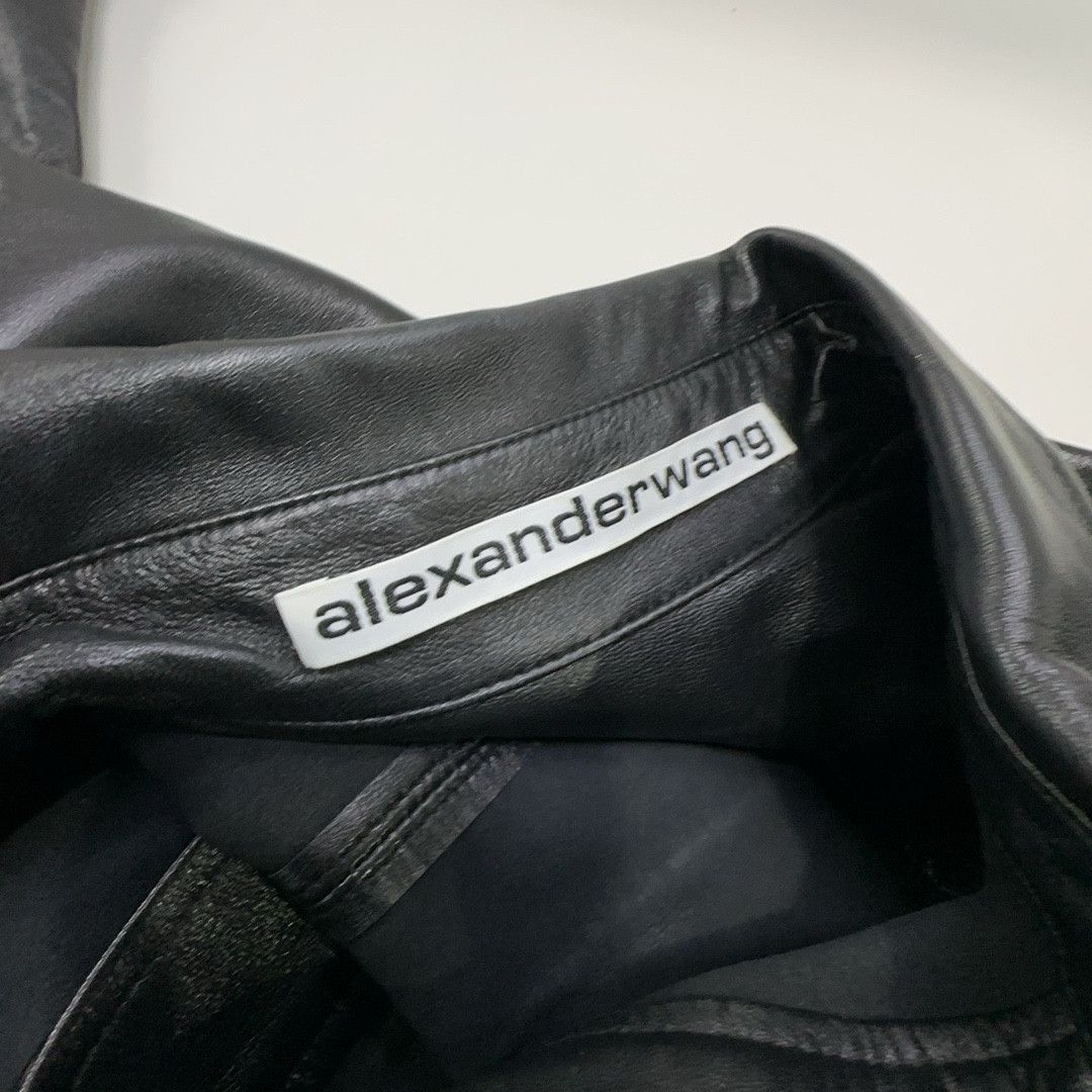 Alexander Wang Alexander Wang Leather Button Up Shirt Size 0 Size XS / US 0-2 / IT 36-38 - 5 Thumbnail
