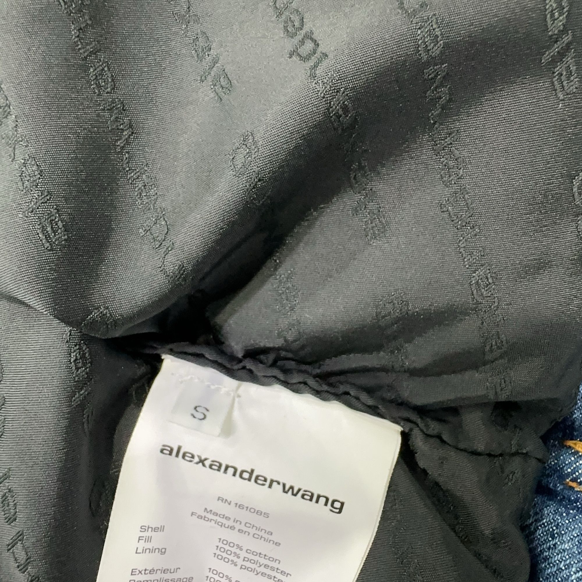 Alexander Wang Alexander Wang Padded Denim Trucker Jacket Size S Size US S / EU 44-46 / 1 - 5 Thumbnail