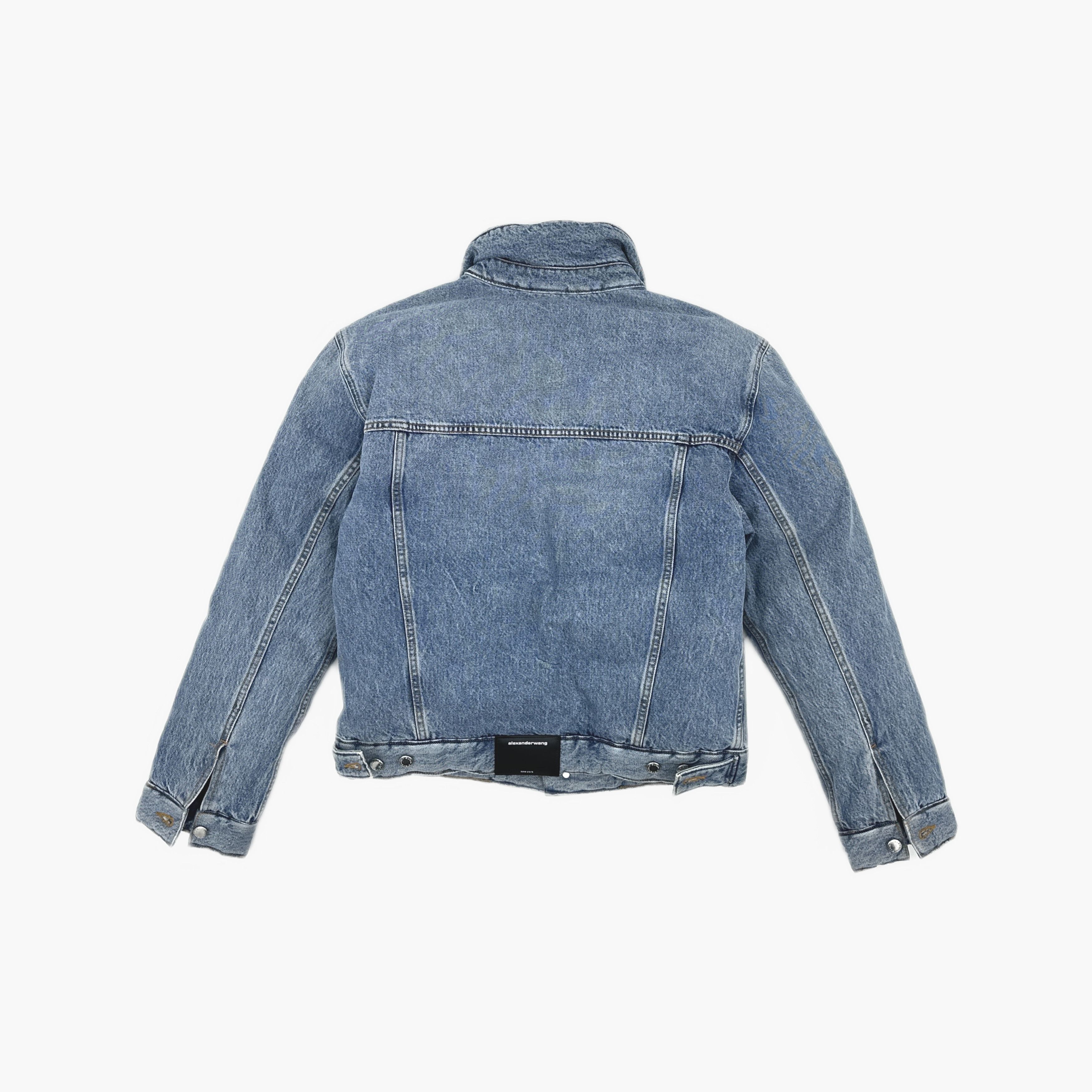 Alexander Wang Alexander Wang Padded Denim Trucker Jacket Size S Size US S / EU 44-46 / 1 - 2 Thumbnail