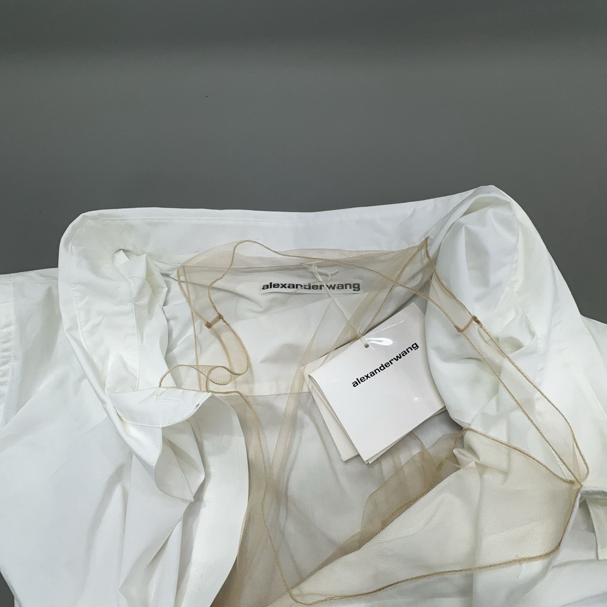 Alexander Wang Alexander Wang Wrap Front Shirt Dress Size 4 Size S / US 4 / IT 40 - 7 Thumbnail