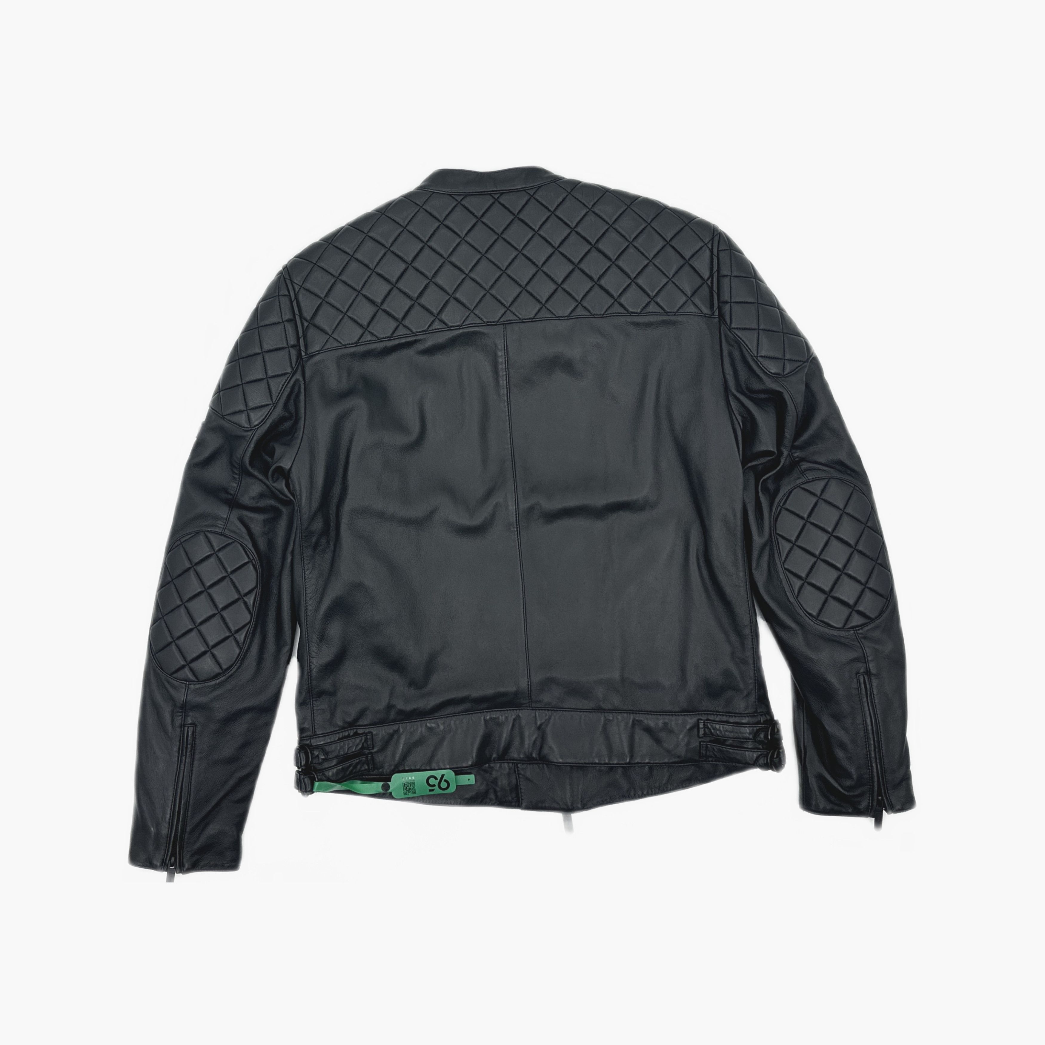 Emporio Armani Emporio Armani Quilted Lamb Leather Jacket Size L Size US L / EU 52-54 / 3 - 2 Thumbnail