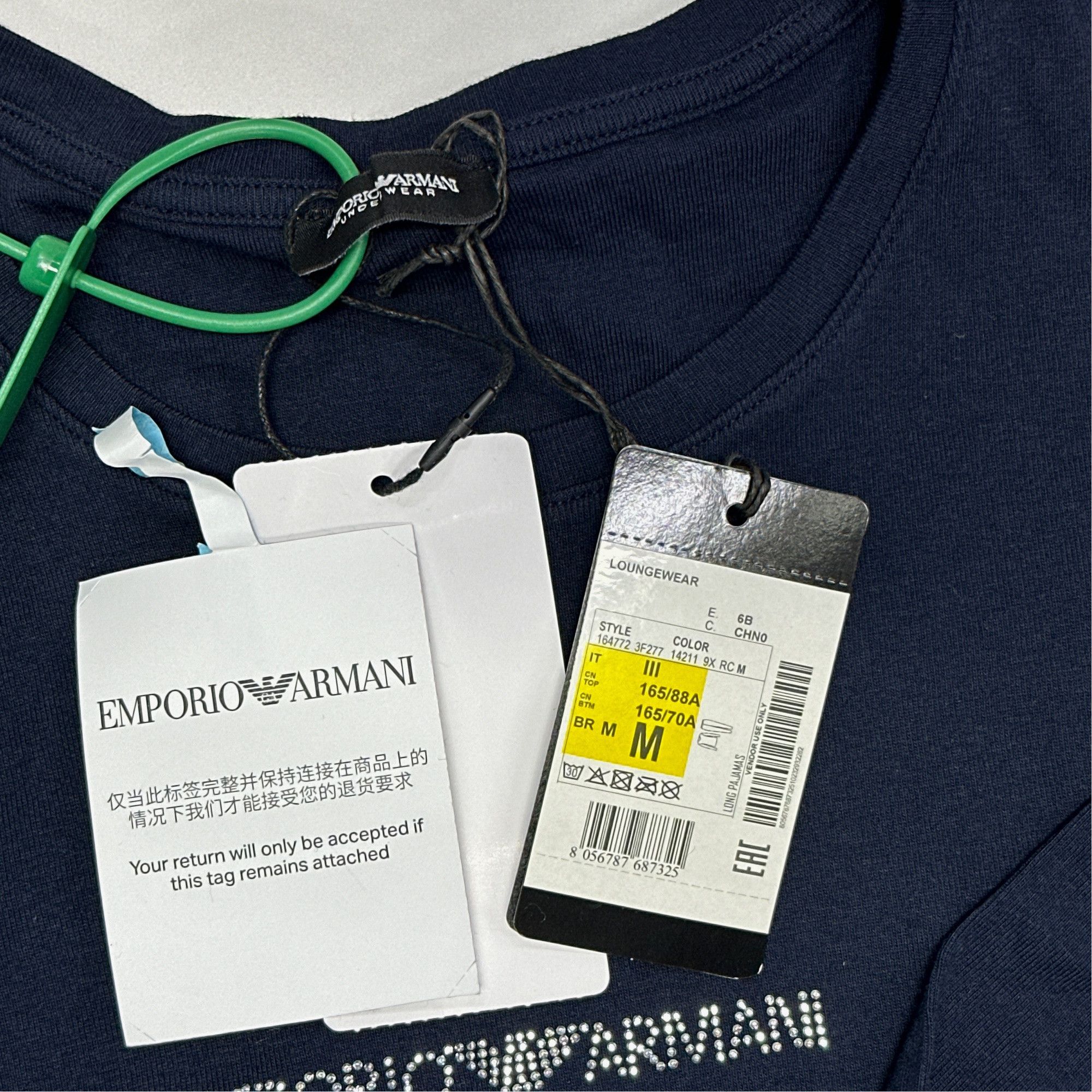 Emporio Armani Emporio Armani Plaid Loungewear Set Size M Size M / US 6-8 / IT 42-44 - 2 Thumbnail