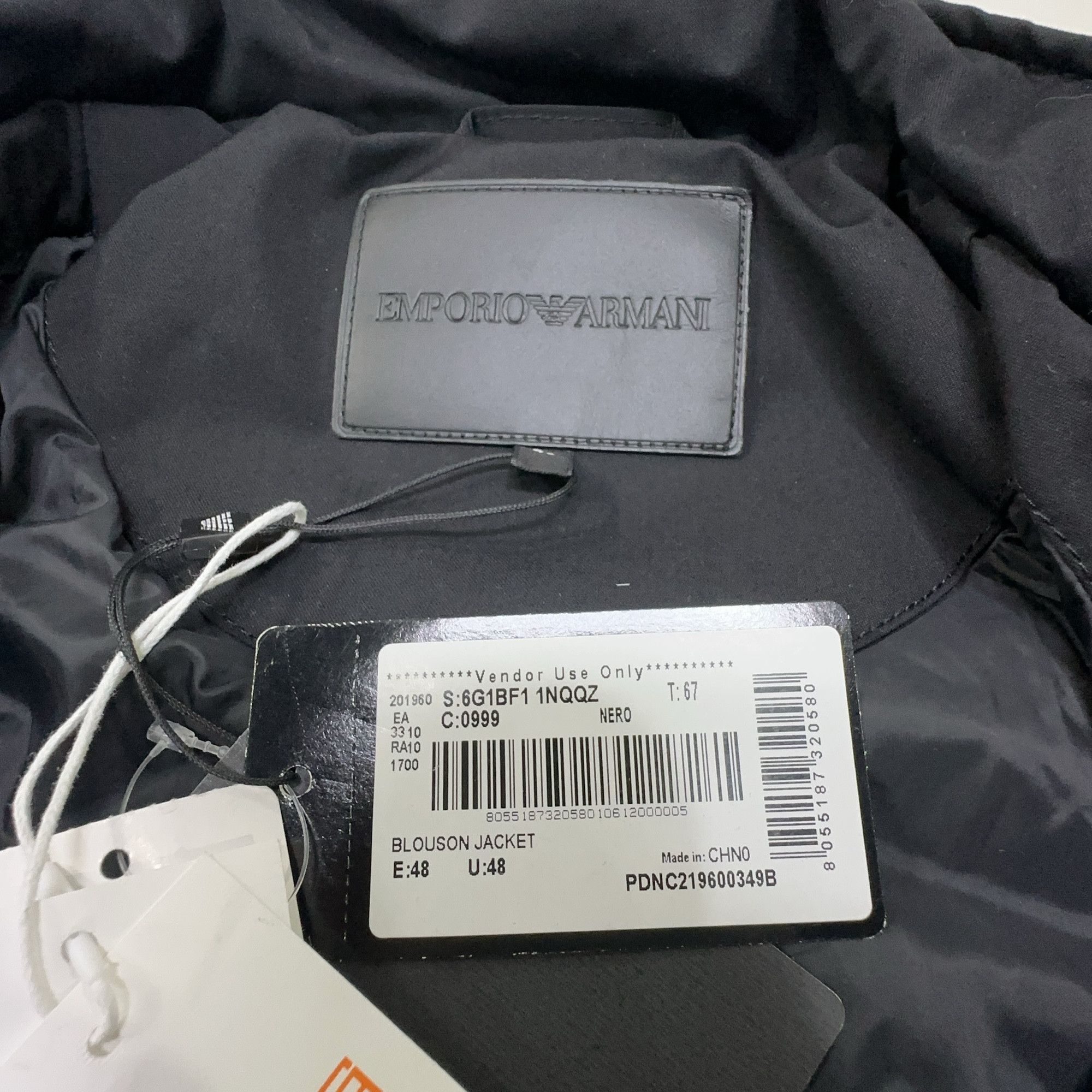 Emporio Armani EMPORIO ARMANI Logo Blouson Jacket Size M Size US M / EU 48-50 / 2 - 4 Thumbnail