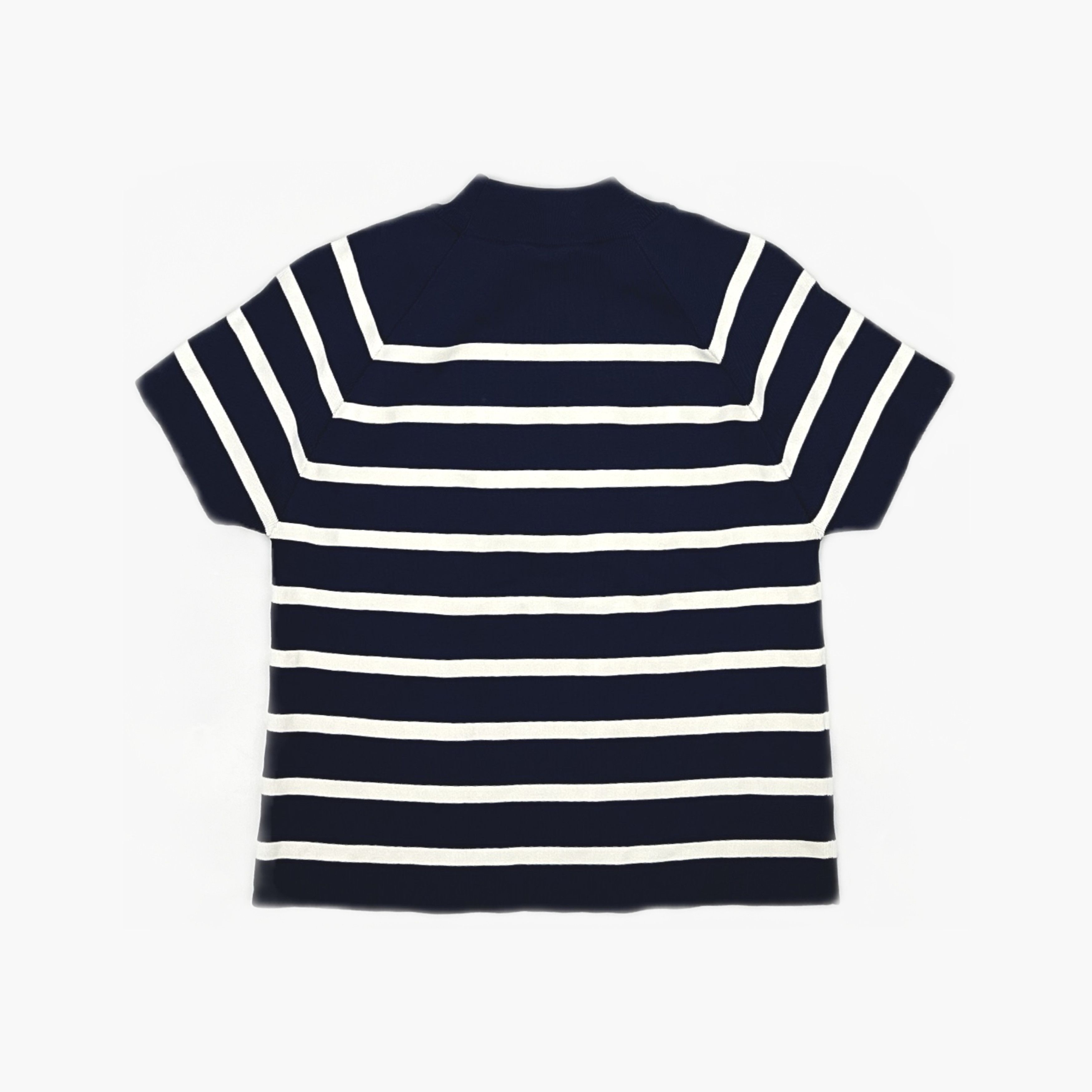 Miu Miu Miu Miu Striped Knit Short Sleeve Top Size 38 Size XS / US 0-2 / IT 36-38 - 2 Thumbnail