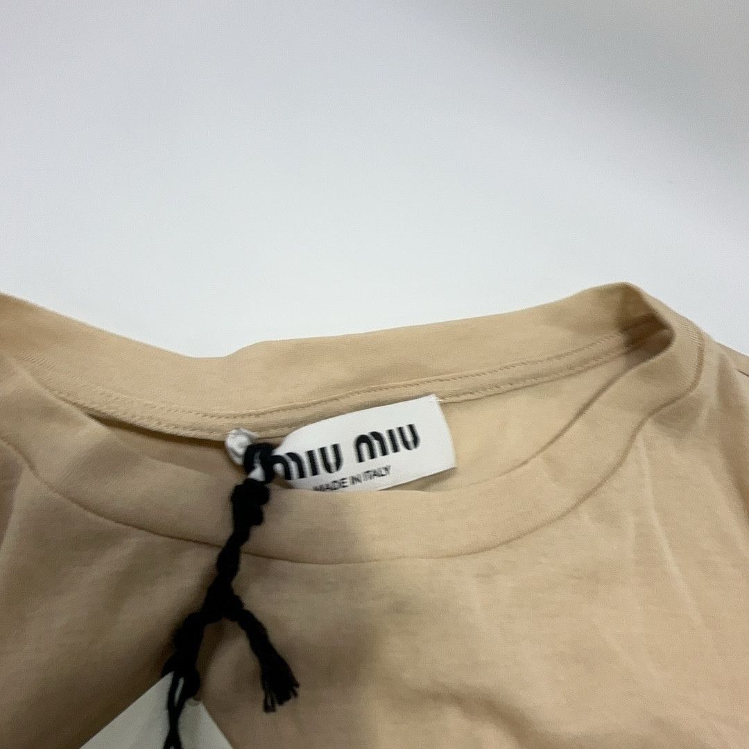 Miu Miu Miu Miu Logo Patch T-Shirt Size XS Size XS / US 0-2 / IT 36-38 - 7 Thumbnail