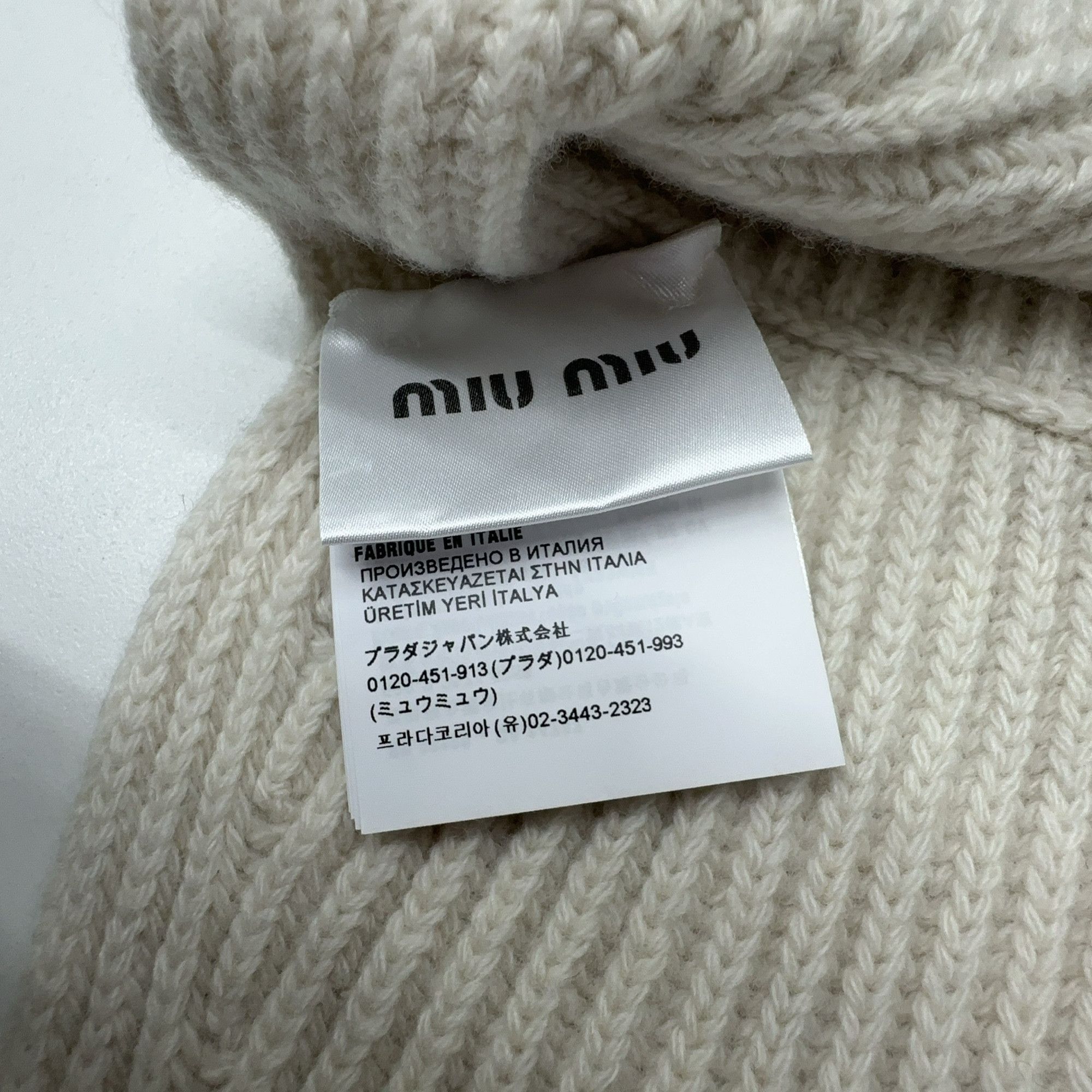 Miu Miu Miu Miu Cashmere Sleeveless Sweater One Size Size ONE SIZE - 5 Thumbnail