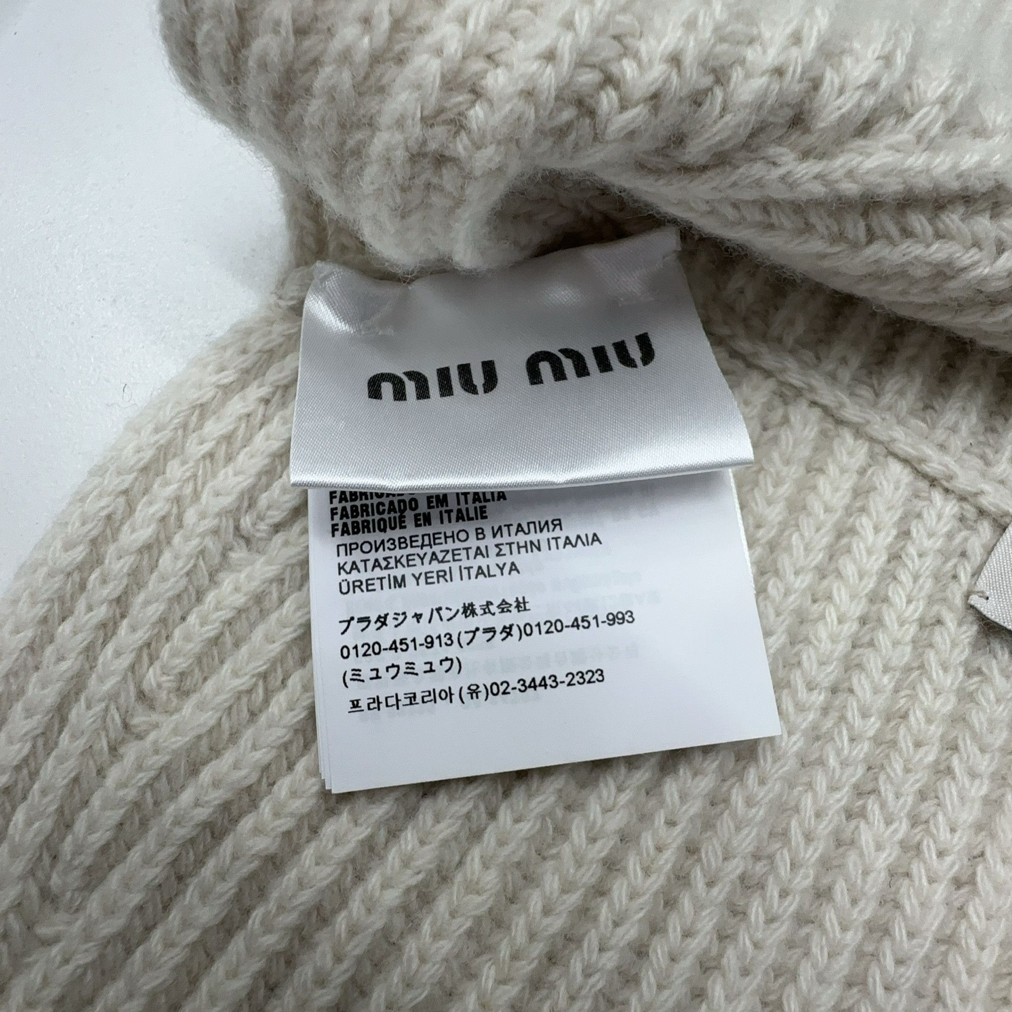 Miu Miu Miu Miu Cashmere Sleeveless Sweater One Size Size ONE SIZE - 4 Thumbnail