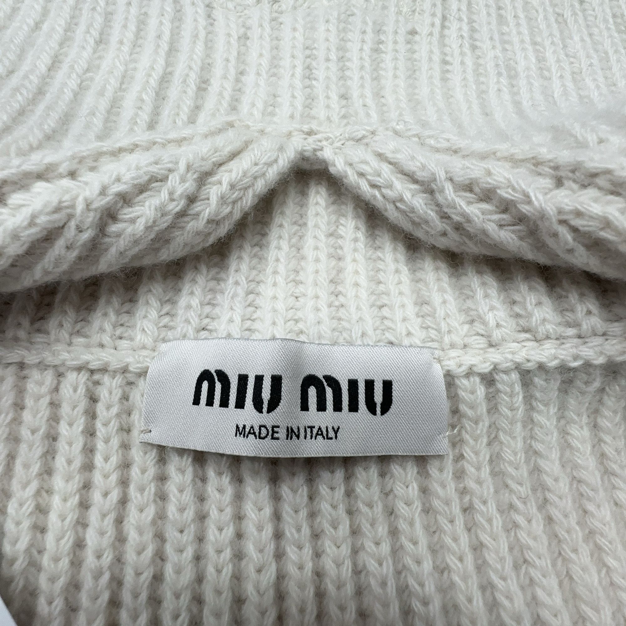 Miu Miu Miu Miu Cashmere Sleeveless Sweater One Size Size ONE SIZE - 3 Thumbnail