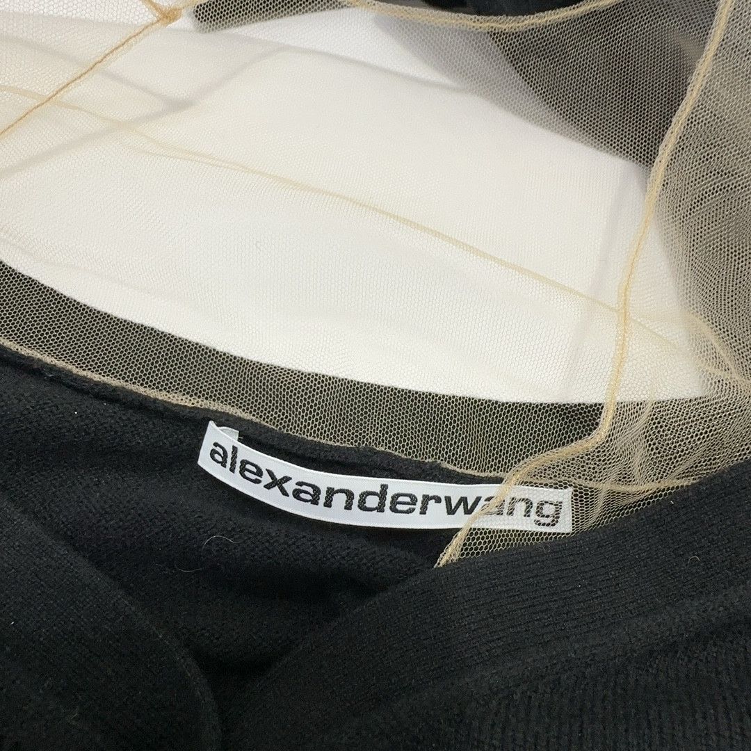 Alexander Wang Alexander Wang Mesh Trim Cardigan Size XS Size XS / US 0-2 / IT 36-38 - 5 Thumbnail