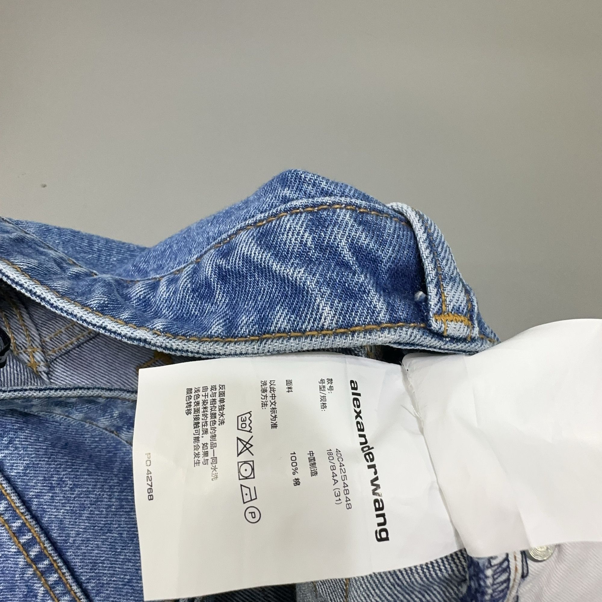 Alexander Wang Alexander Wang Grid Detail Jeans Size 31 Size 31" - 5 Thumbnail