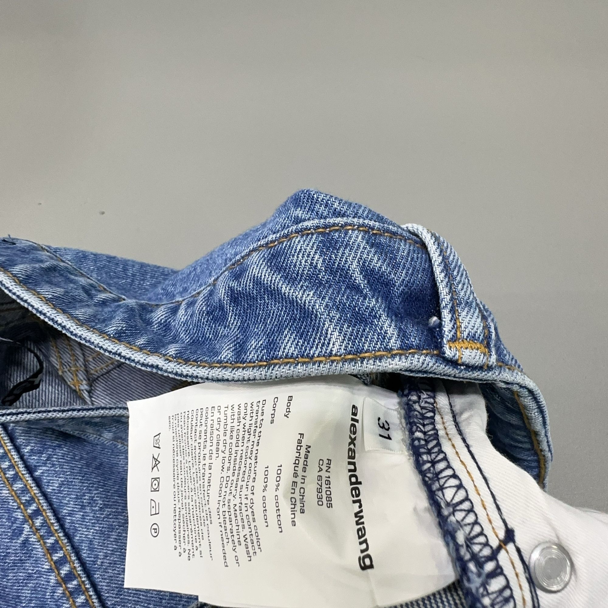 Alexander Wang Alexander Wang Grid Detail Jeans Size 31 Size 31" - 4 Thumbnail