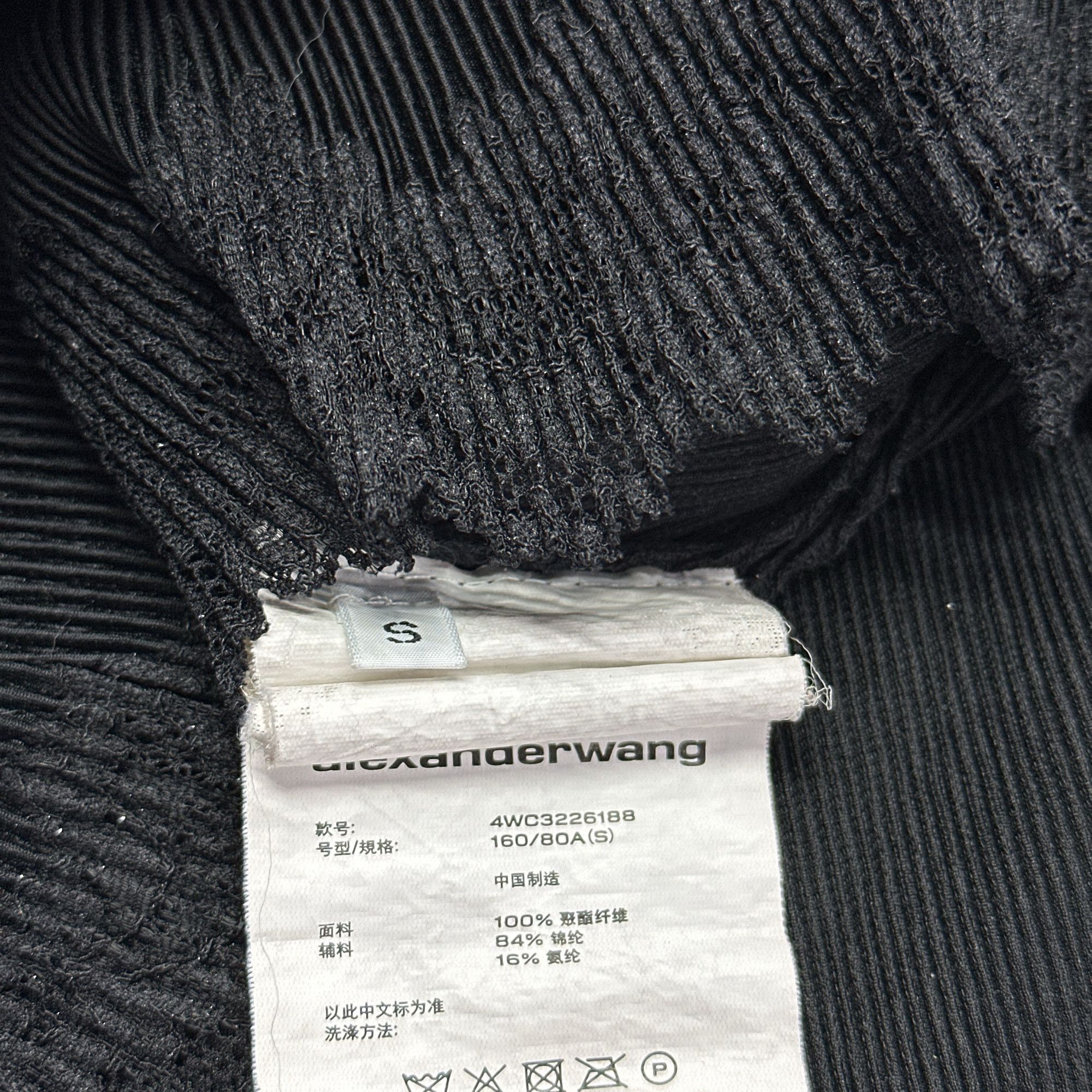 Alexander Wang Alexander Wang Ribbed Lace Mini Dress Size S Size S / US 4 / IT 40 - 5 Thumbnail