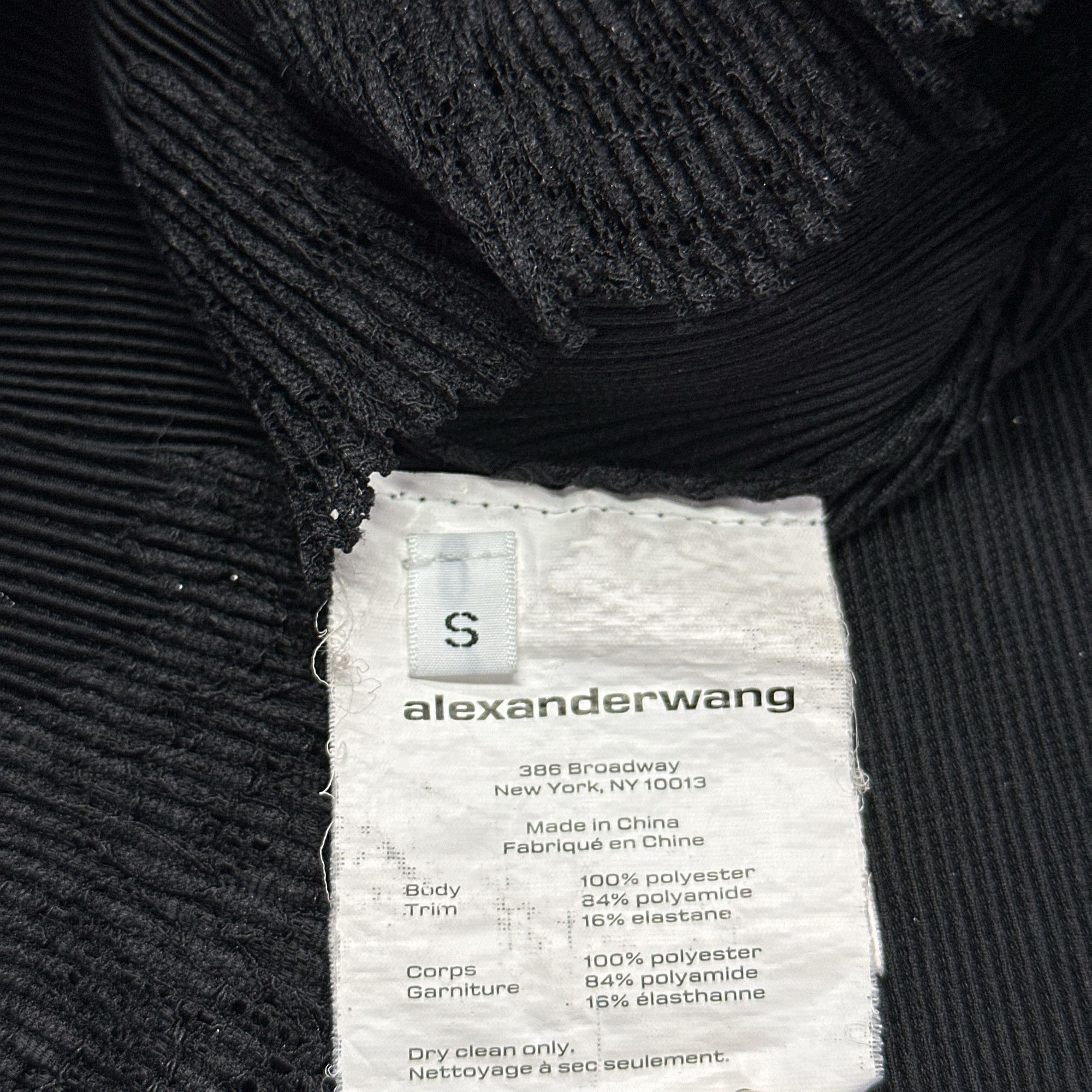 Alexander Wang Alexander Wang Ribbed Lace Mini Dress Size S Size S / US 4 / IT 40 - 4 Thumbnail