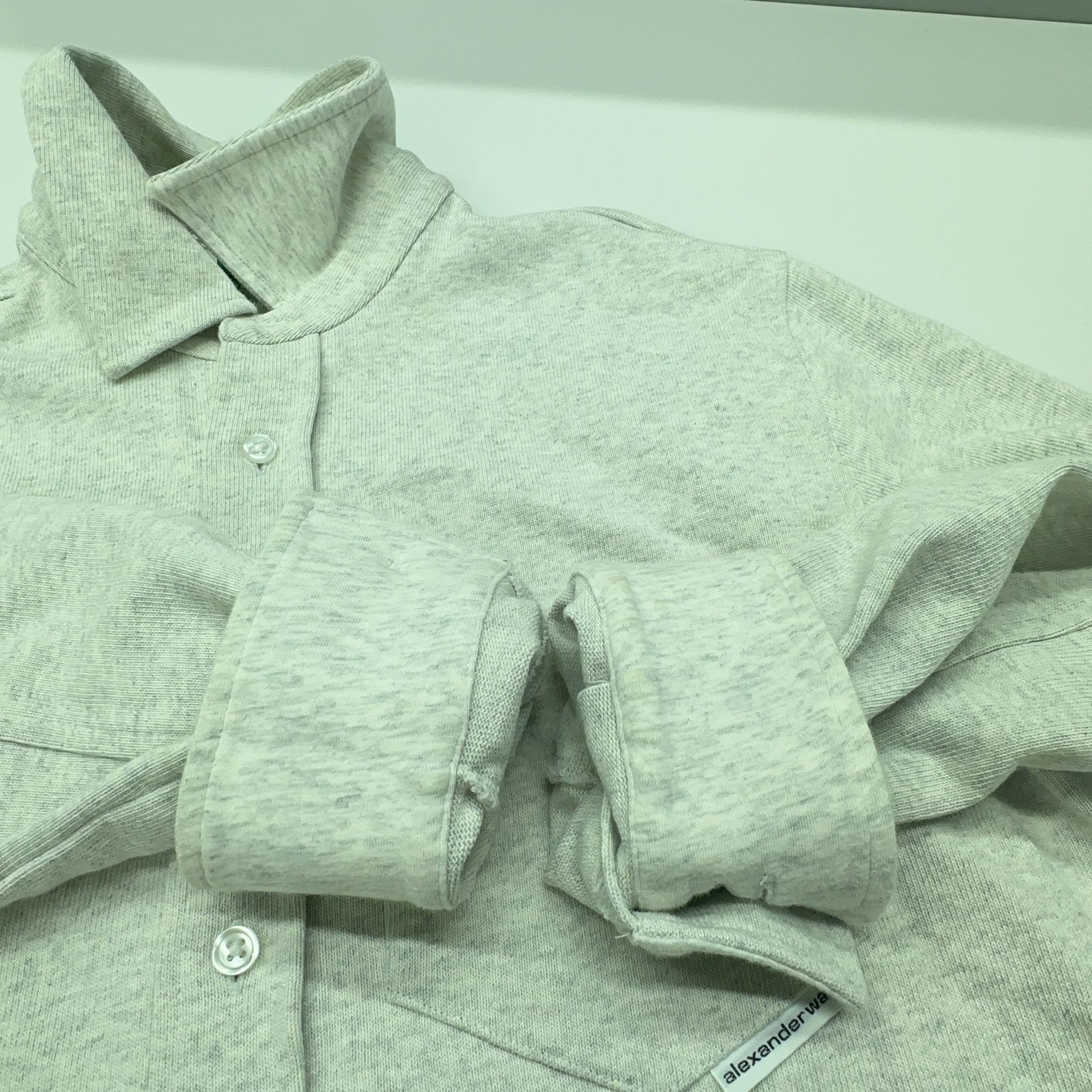 Alexander Wang Alexander Wang Heather Knit Button Up Shirt XXS Size XXS / US 00 / IT 34 - 9 Thumbnail