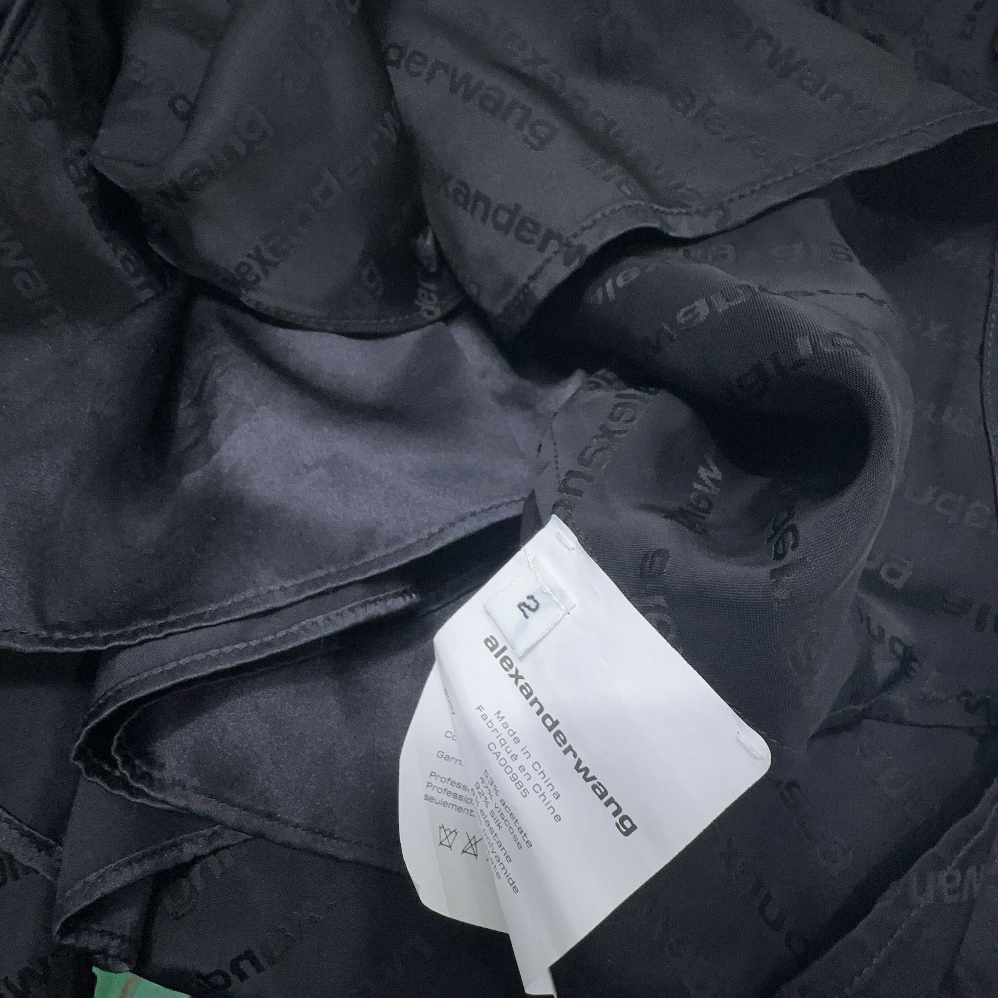 Alexander Wang Alexander Wang Monogram Shirt Dress Size 2 Size XS / US 0-2 / IT 36-38 - 3 Thumbnail