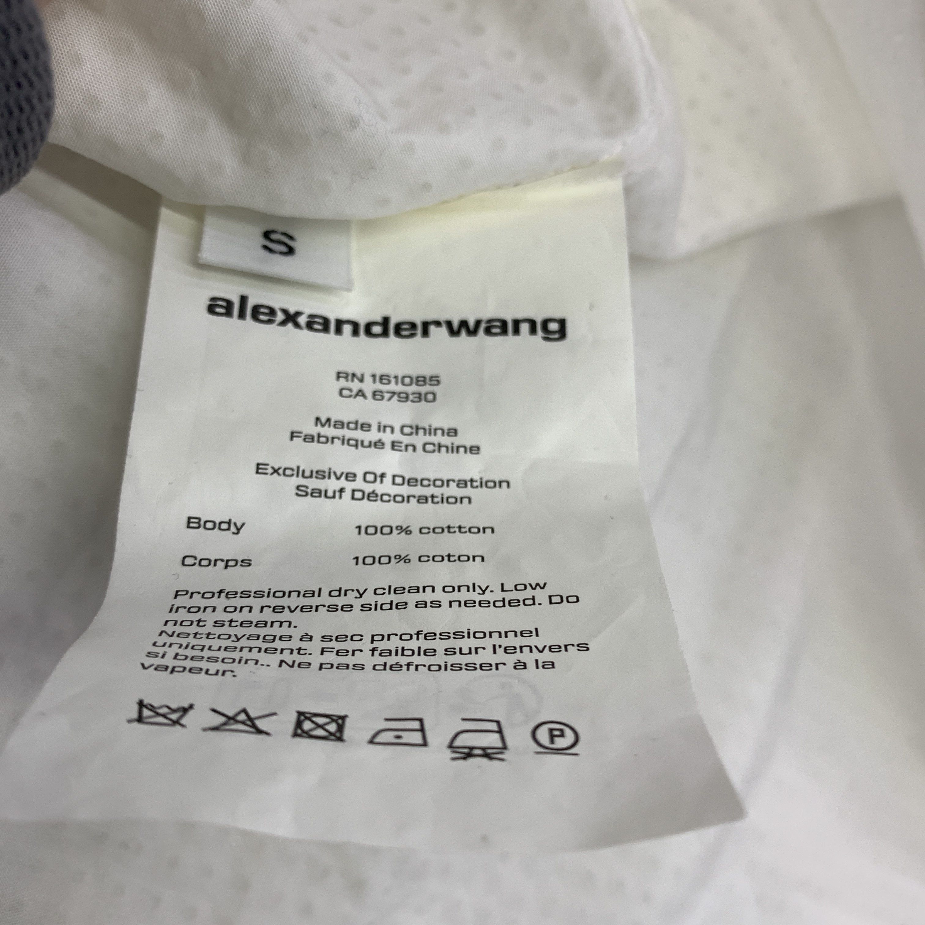 Alexander Wang Alexander Wang Allover Hotfix Button Up Shirt Size S Size S / US 4 / IT 40 - 3 Thumbnail