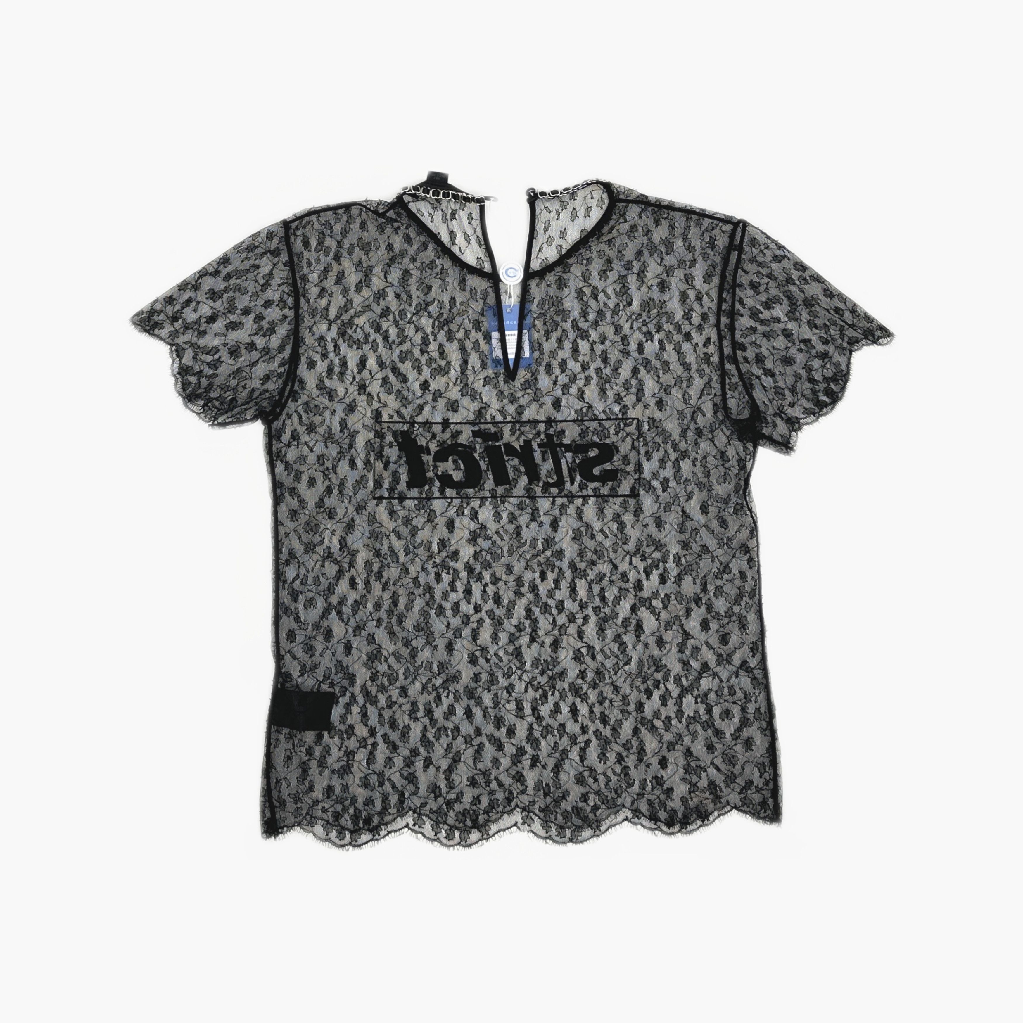 Alexander Wang Alexander Wang Strict Lace Chain T-Shirt Size 0 Size XS / US 0-2 / IT 36-38 - 2 Thumbnail