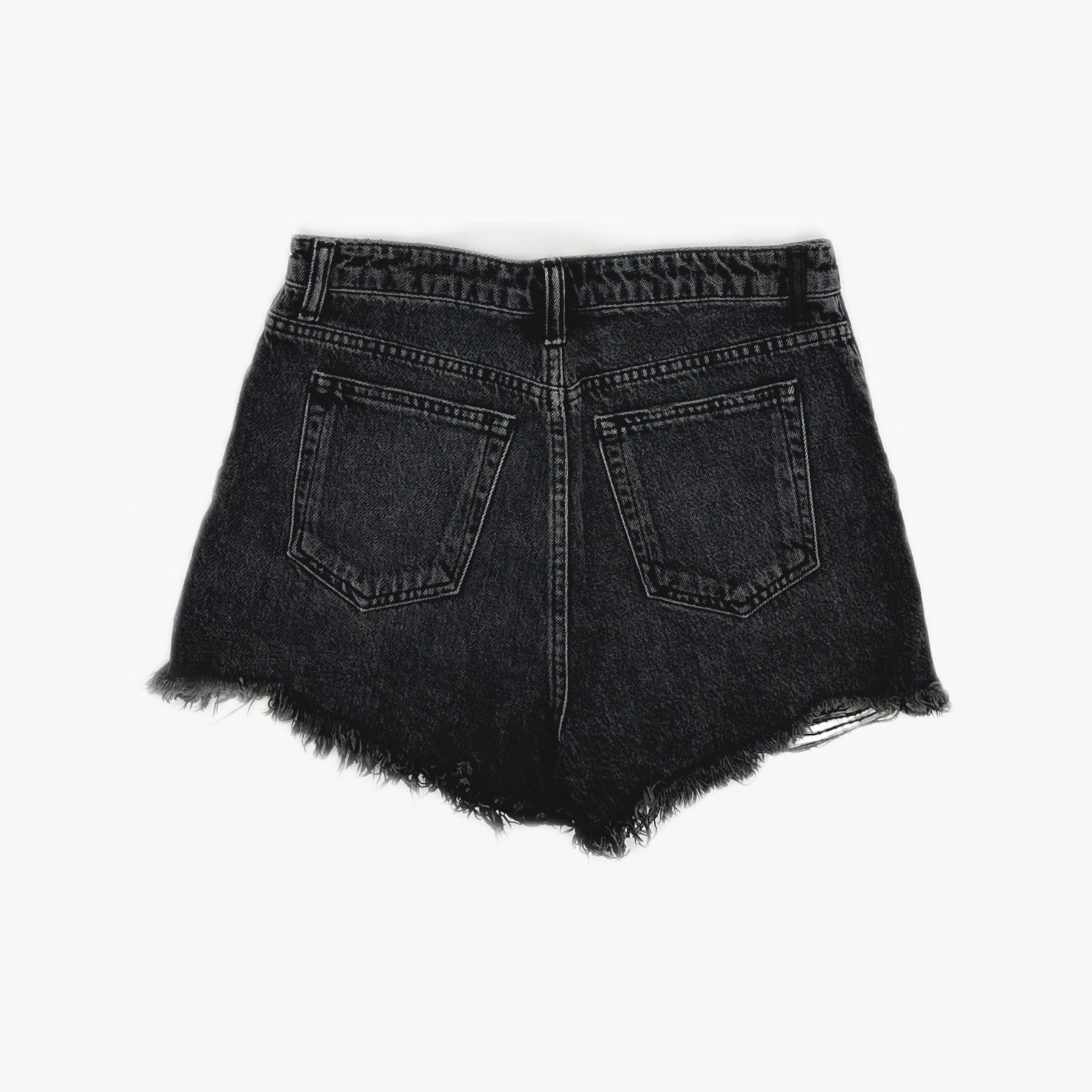 Alexander Wang Alexander Wang Frayed Denim Shorts Size 27 Size 27" / US 4 / IT 40 - 2 Thumbnail