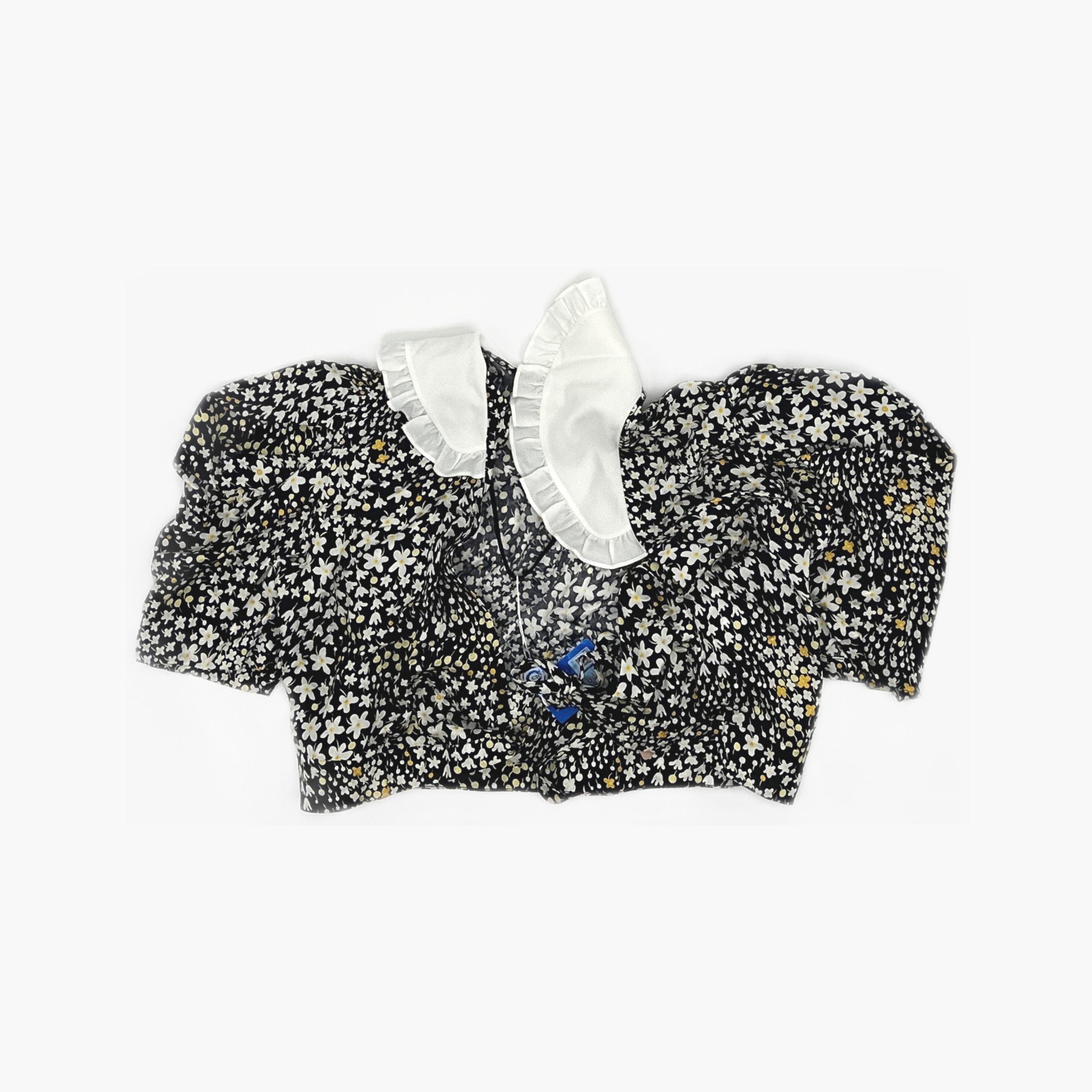 Miu Miu Miu Miu Floral Satin Blouse Size 38 Size XS / US 0-2 / IT 36-38 - 2 Thumbnail