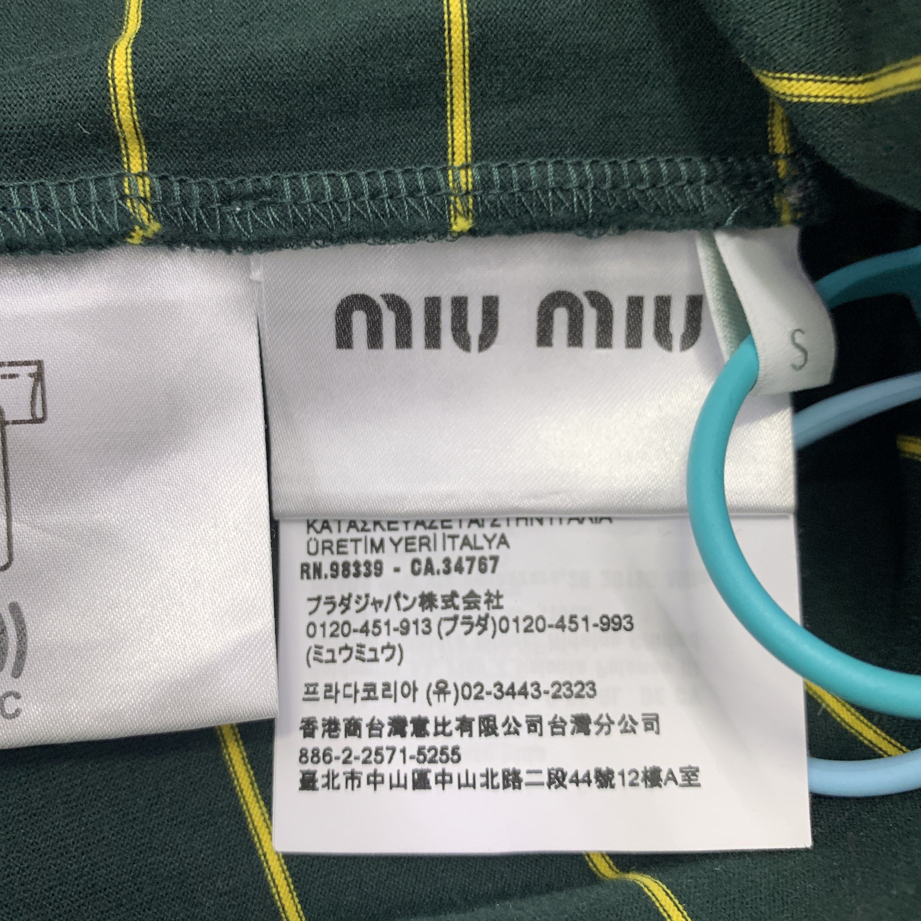 Miu Miu Miu Miu Striped Logo Long Sleeve T-Shirt Size S Size S / US 4 / IT 40 - 4 Thumbnail