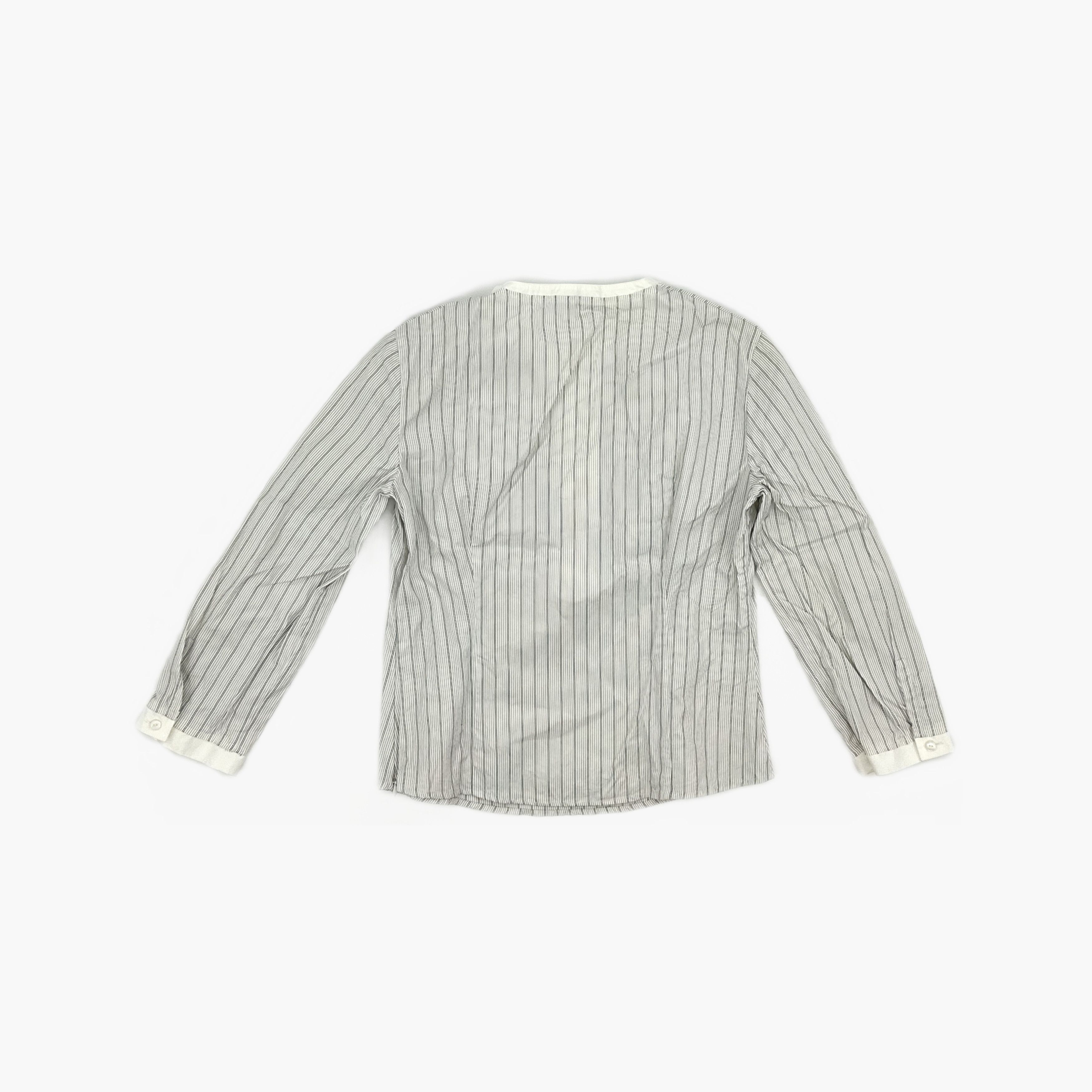 Miu Miu Miu Miu Striped Cotton Button Up Shirt Size 42 Size M / US 6-8 / IT 42-44 - 2 Thumbnail