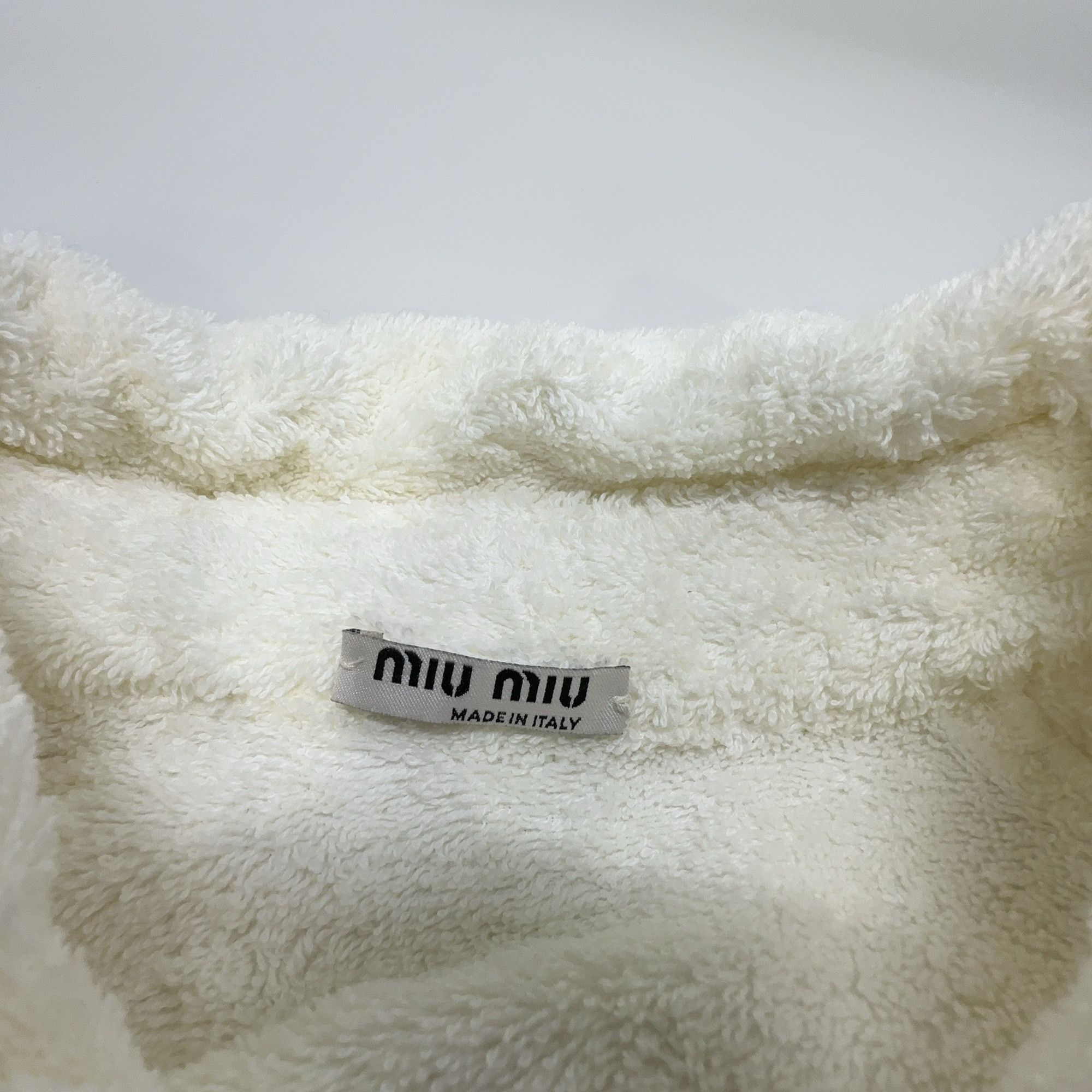 Miu Miu Miu Miu Club Logo Embroidery Polo Sweater White S Size S / US 4 / IT 40 - 5 Thumbnail