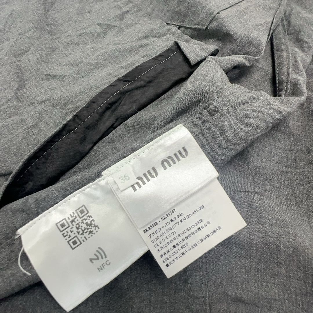 Miu Miu Miu Miu Logo Patch Vest Size 36 Size XS / US 0-2 / IT 36-38 - 3 Thumbnail