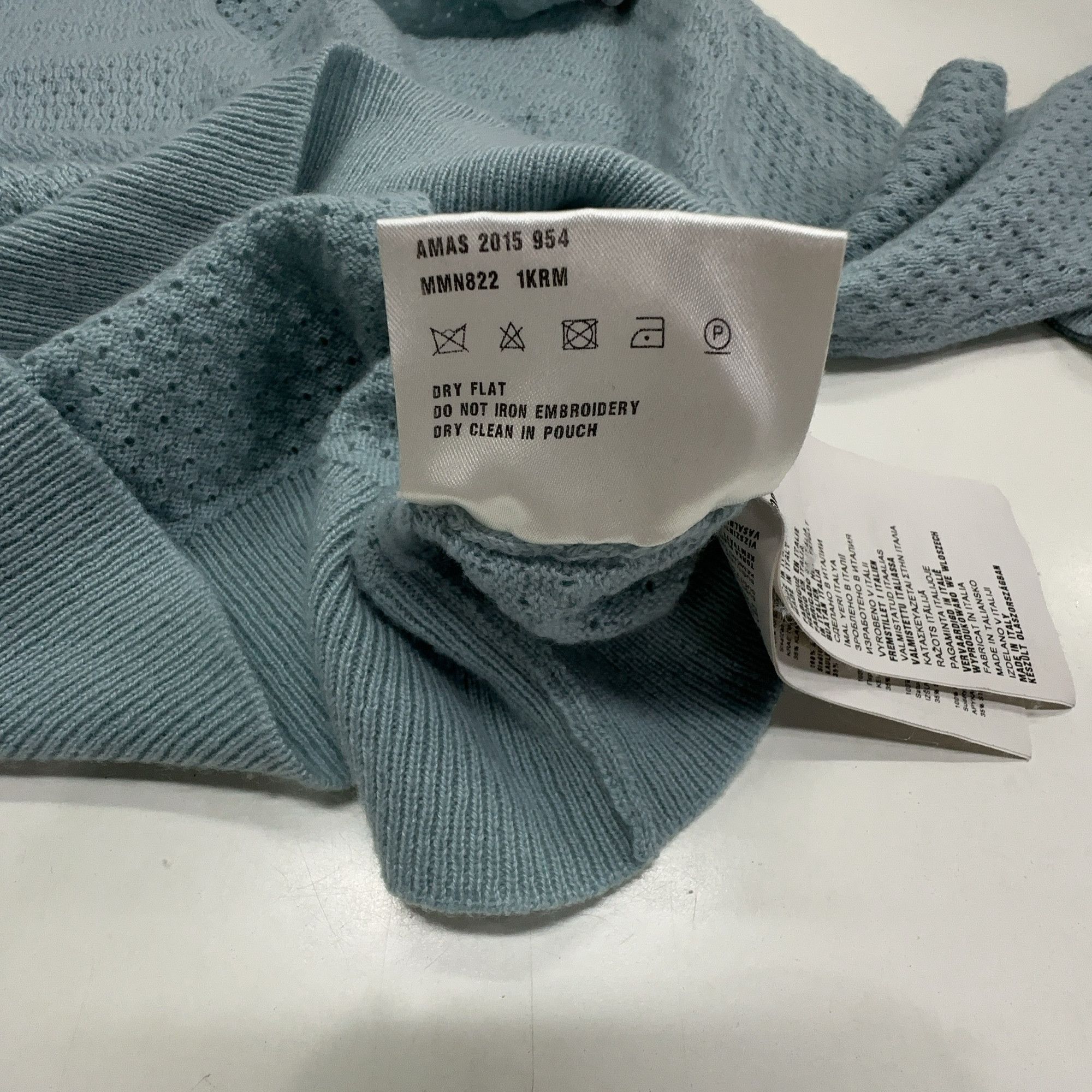 Miu Miu Miu Miu Beaded Embellished Sweater Blue Size 36 Size XS / US 0-2 / IT 36-38 - 3 Thumbnail