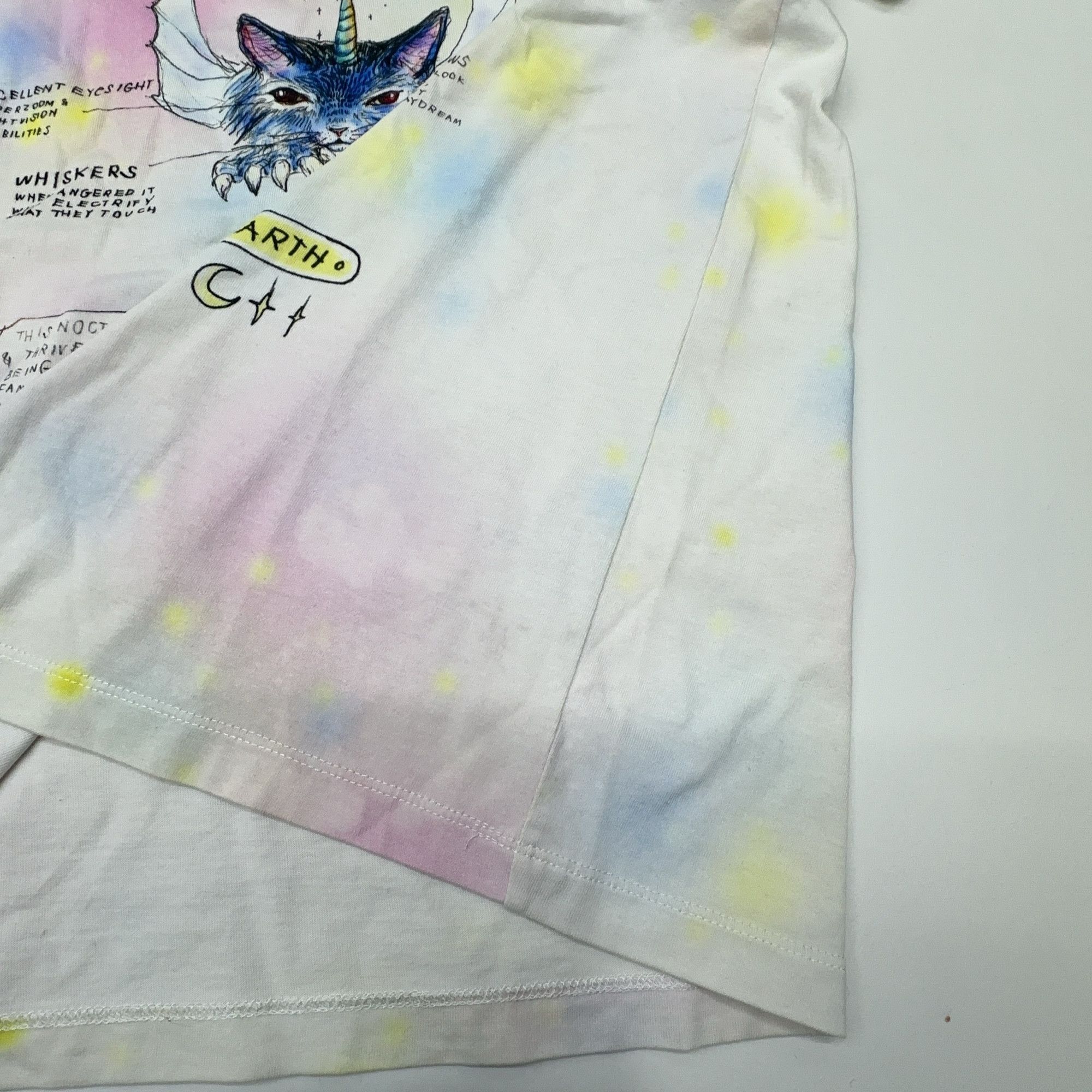 Miu Miu Miu Miu Unicorn Cat Graphic T-Shirt Size XS Size XS / US 0-2 / IT 36-38 - 6 Thumbnail