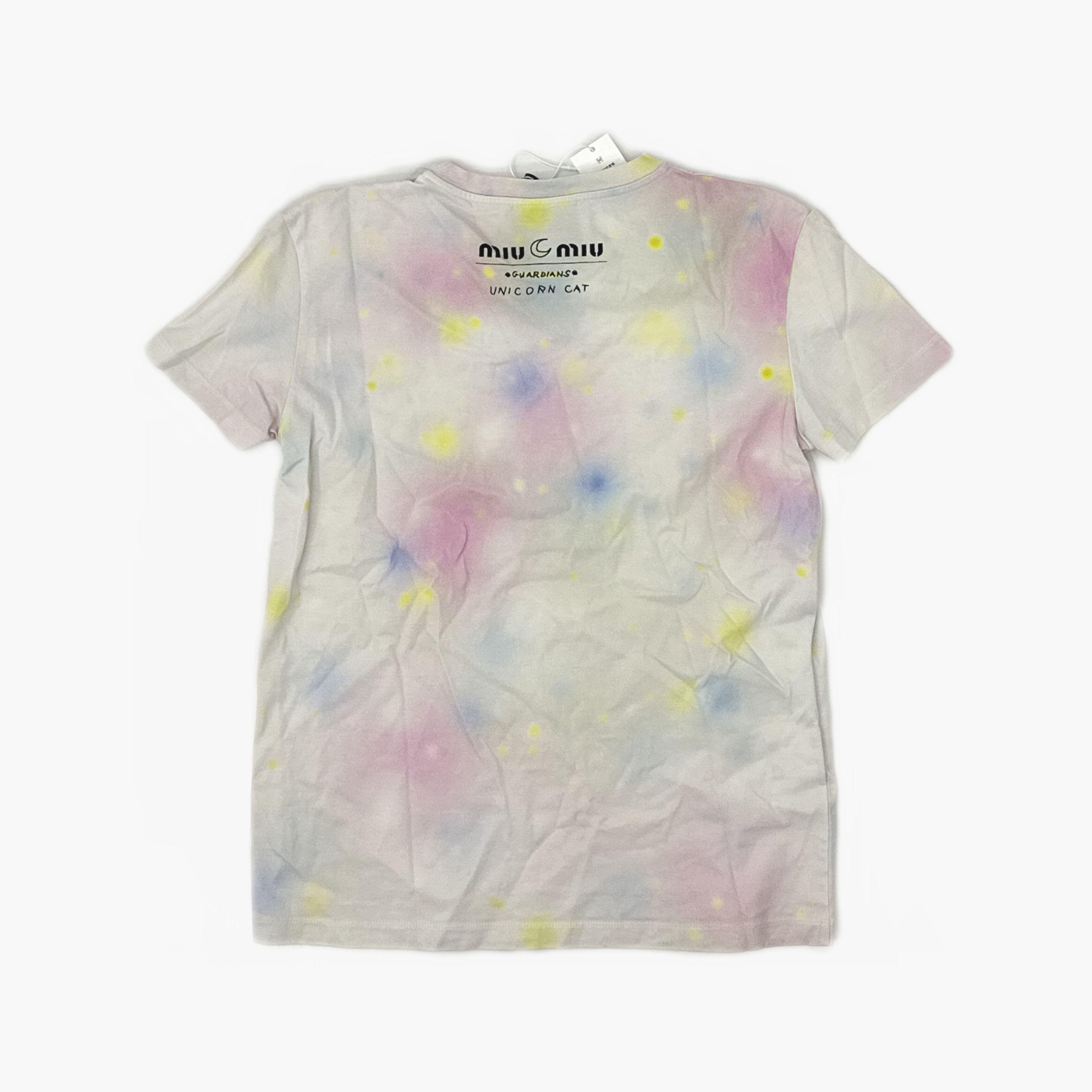 Miu Miu Miu Miu Unicorn Cat Graphic T-Shirt Size XS Size XS / US 0-2 / IT 36-38 - 2 Thumbnail