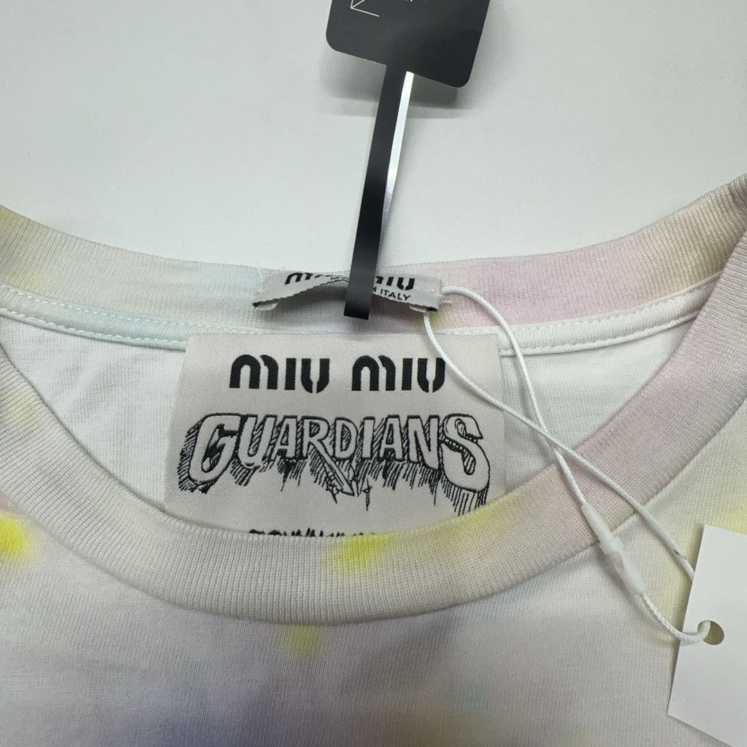 Miu Miu Miu Miu Unicorn Cat Graphic T-Shirt Size XS Size XS / US 0-2 / IT 36-38 - 3 Thumbnail