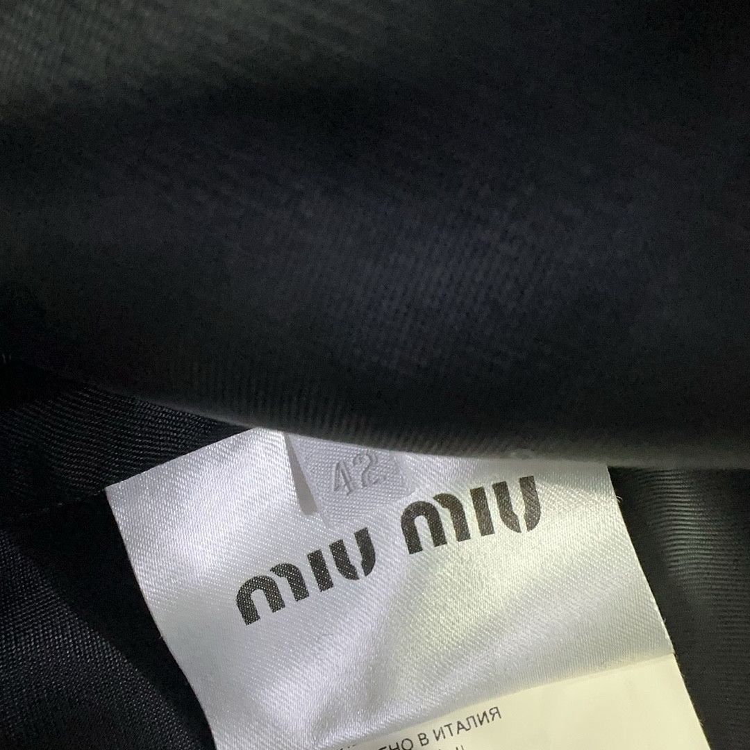 Miu Miu Miu Miu Wool Blend Cape Coat Size 42 Size M / US 6-8 / IT 42-44 - 4 Thumbnail