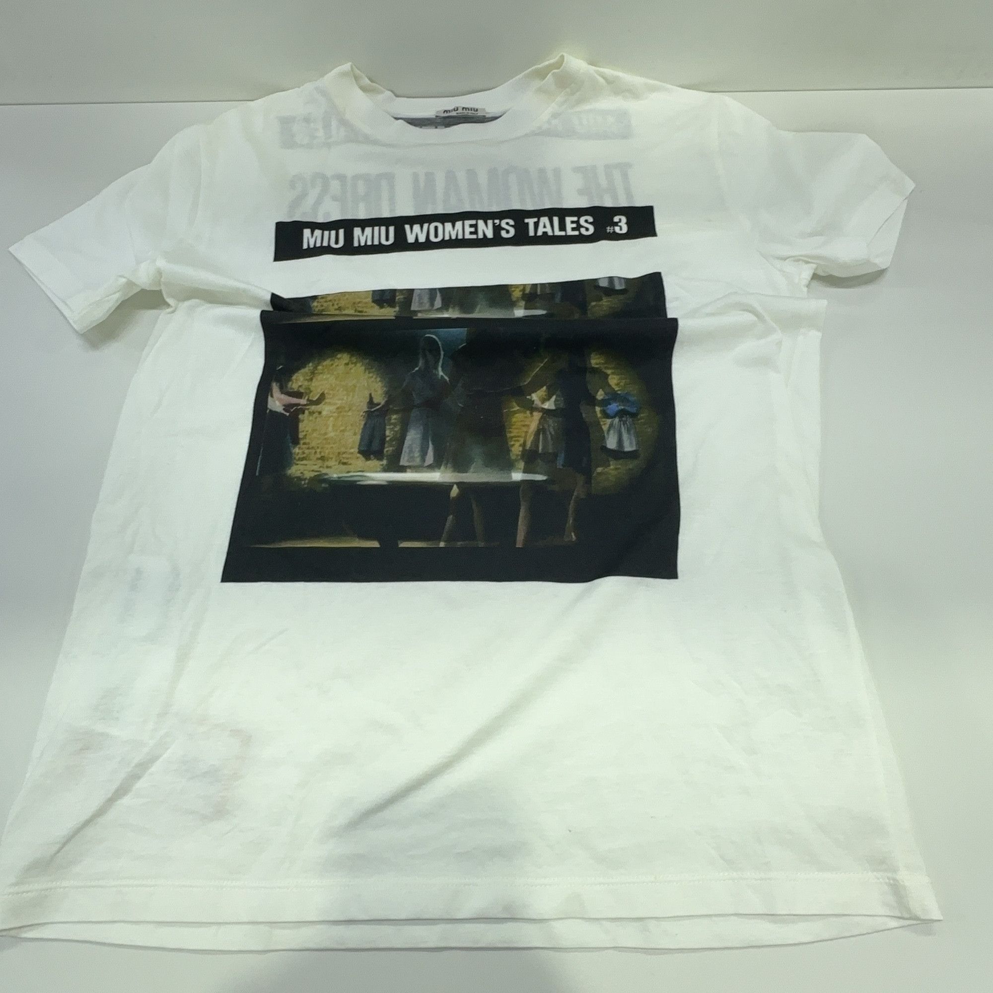 Miu Miu Miu Miu Women's Tales Graphic T-Shirt Size M Size M / US 6-8 / IT 42-44 - 8 Thumbnail