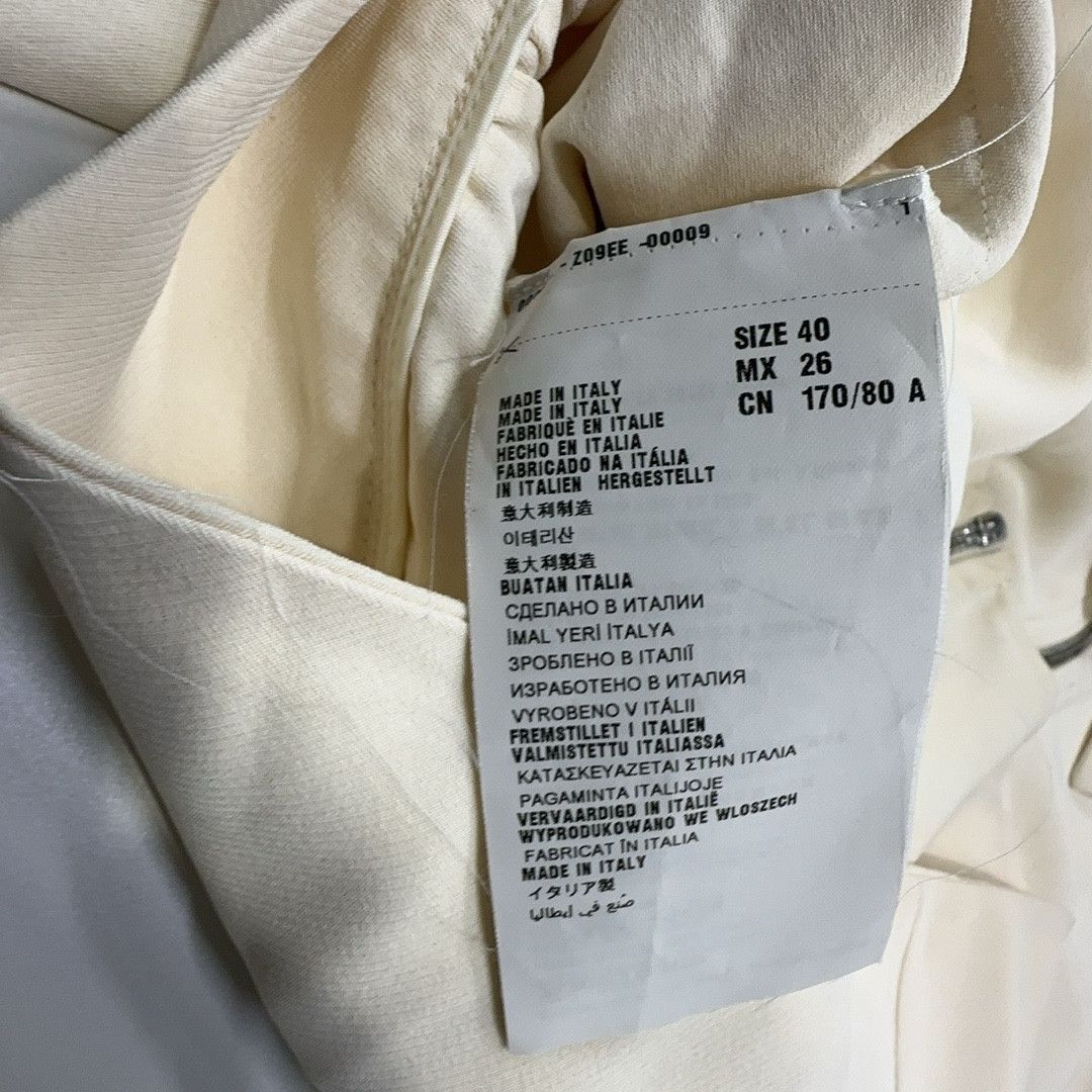 Miu Miu Miu Miu Cream Zip-Up Jacket Size 40 Size S / US 4 / IT 40 - 4 Thumbnail