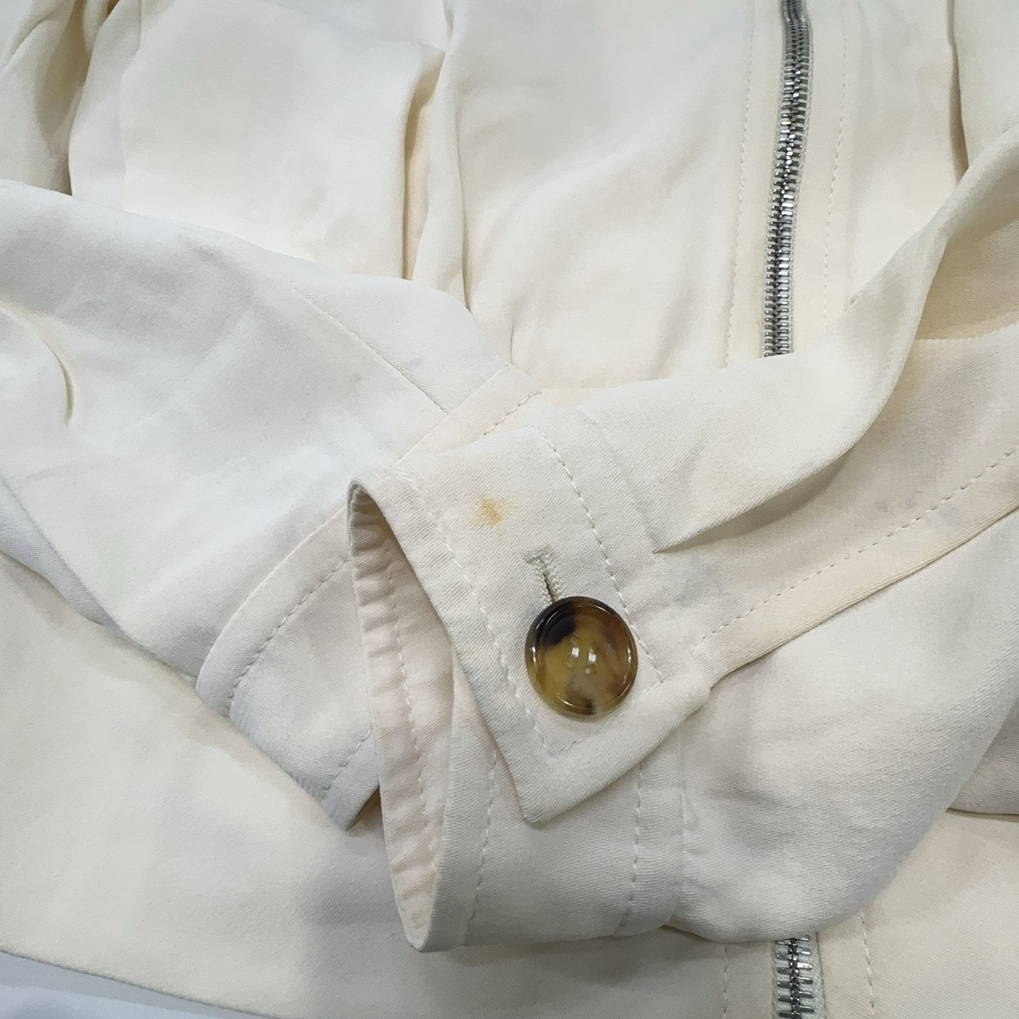 Miu Miu Miu Miu Cream Zip-Up Jacket Size 40 Size S / US 4 / IT 40 - 10 Thumbnail