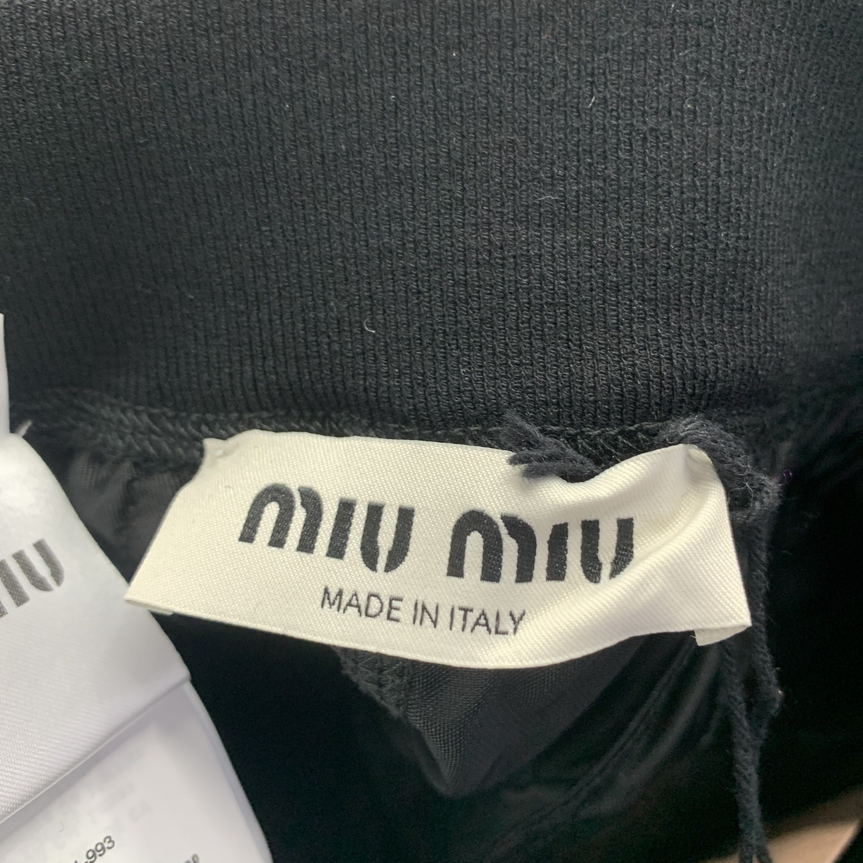 Miu Miu Miu Miu Logo Trim Joggers Size 38 Size 26" / US 2 / IT 38 - 3 Thumbnail