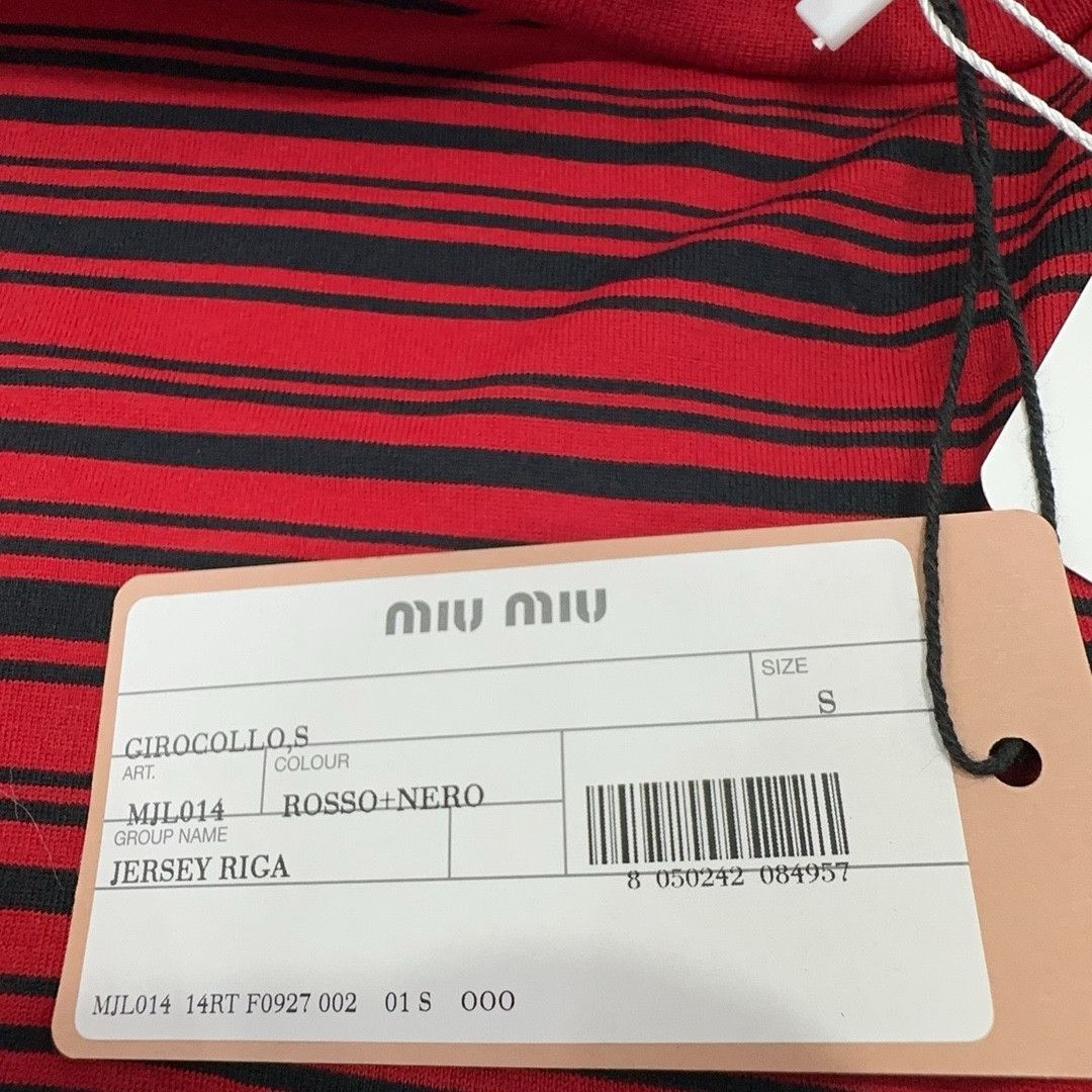 Miu Miu Miu Miu Striped Long Sleeve T-Shirt Size S Size S / US 4 / IT 40 - 4 Thumbnail
