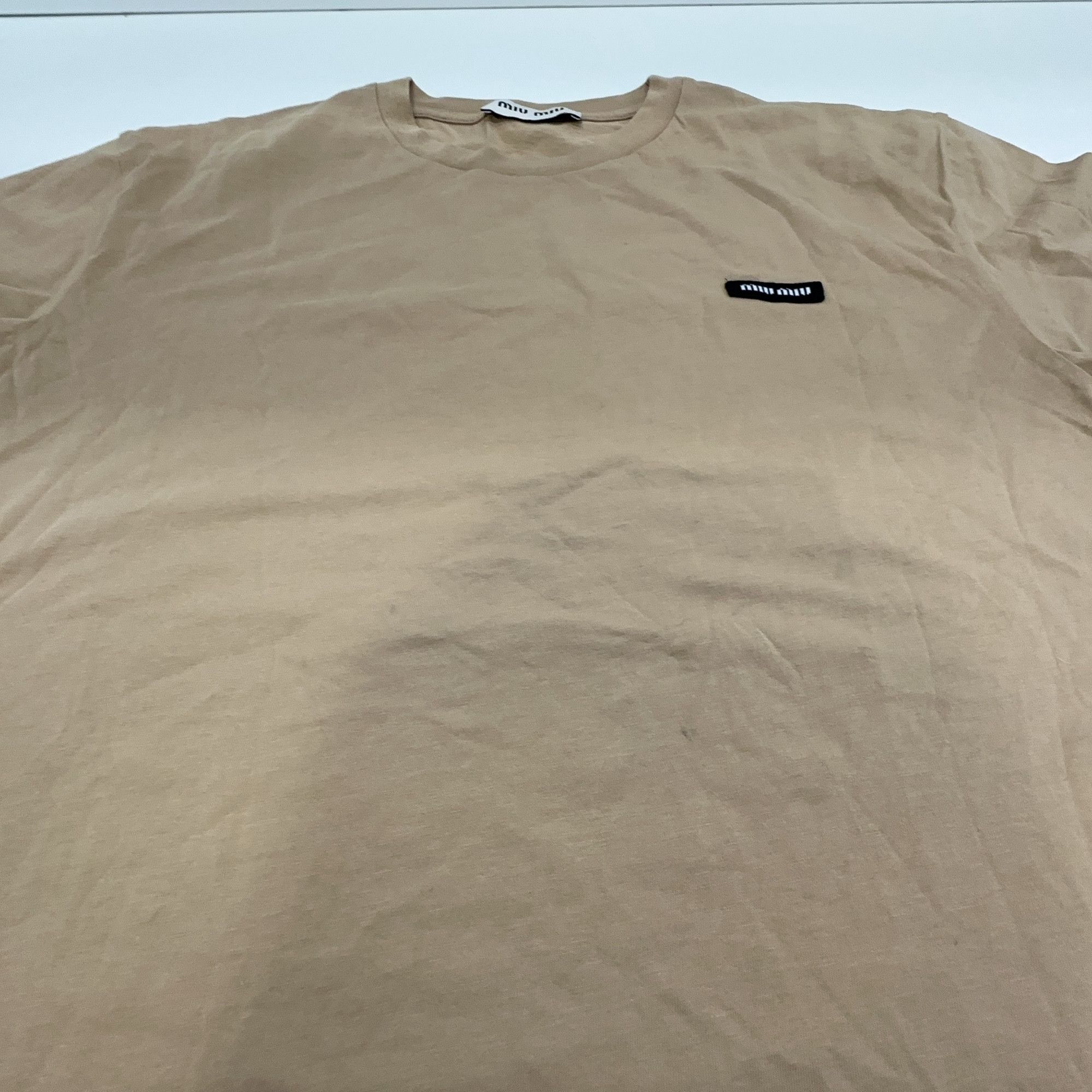 Miu Miu Miu Miu Logo Patch T-Shirt Size M Size M / US 6-8 / IT 42-44 - 6 Thumbnail